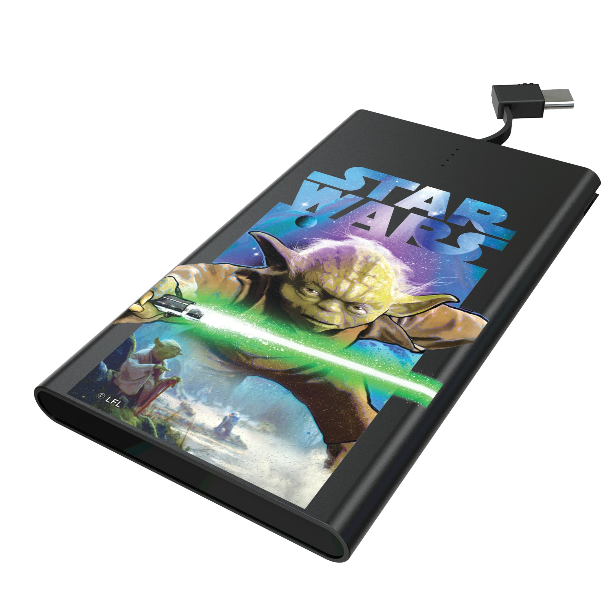 Star Wars Yoda Portrait Collage 5000mAh Flat Powerbank