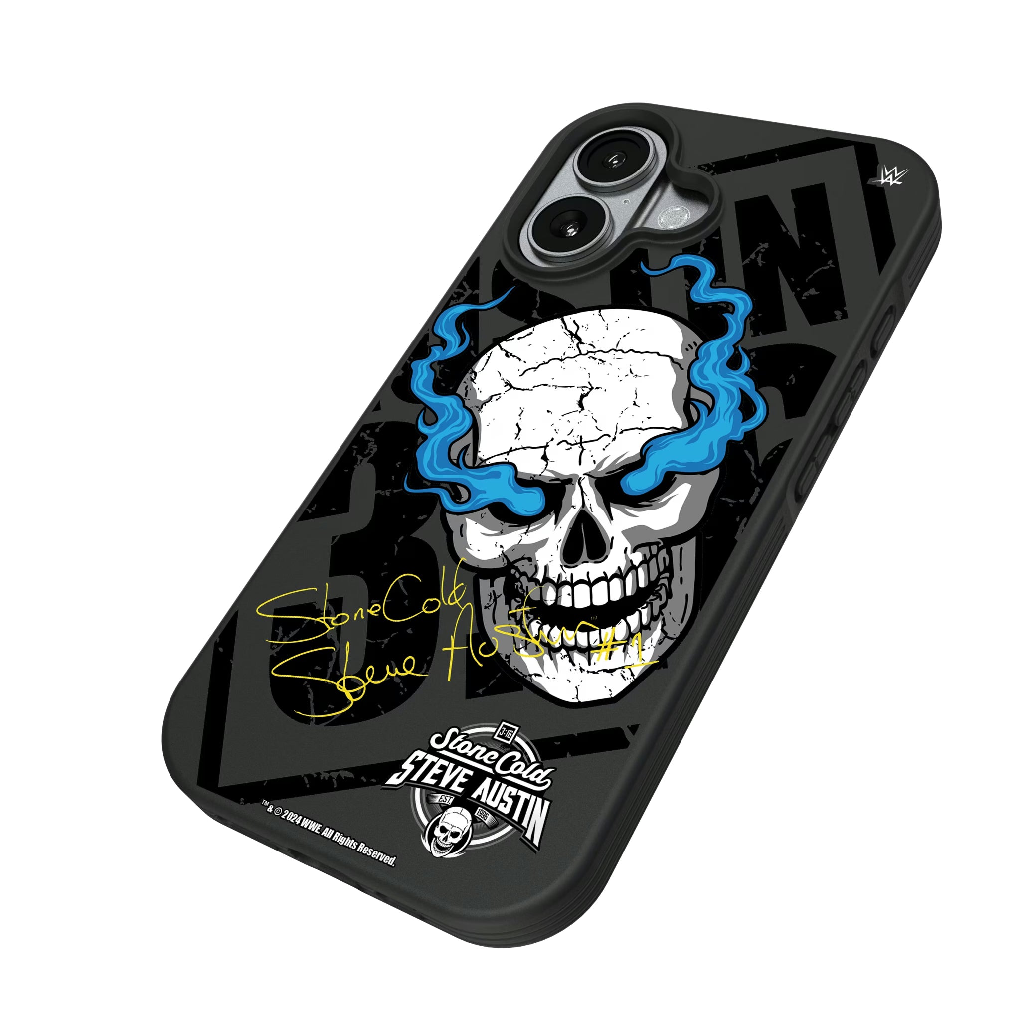 Stone Cold Steve Austin Impact iPhone Bump Phone Case for Apple iPhone - Isometric View#Device_iPhone 17