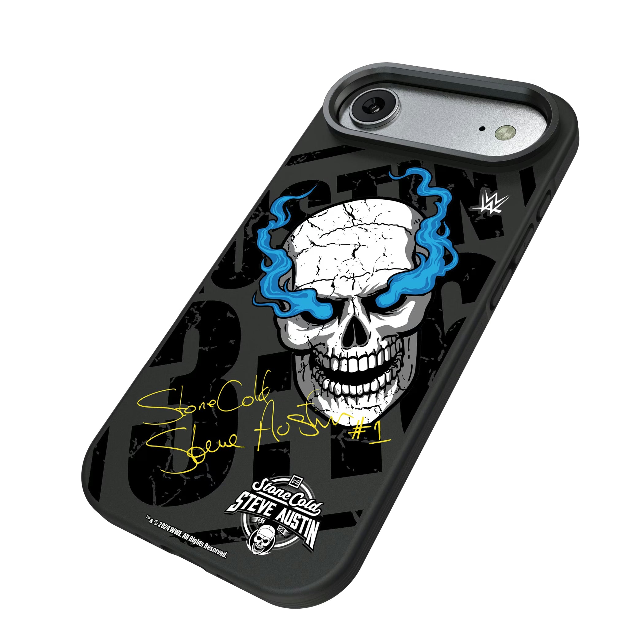 Stone Cold Steve Austin Impact iPhone Bump Phone Case for Apple iPhone - Isometric View#Device_iPhone Air