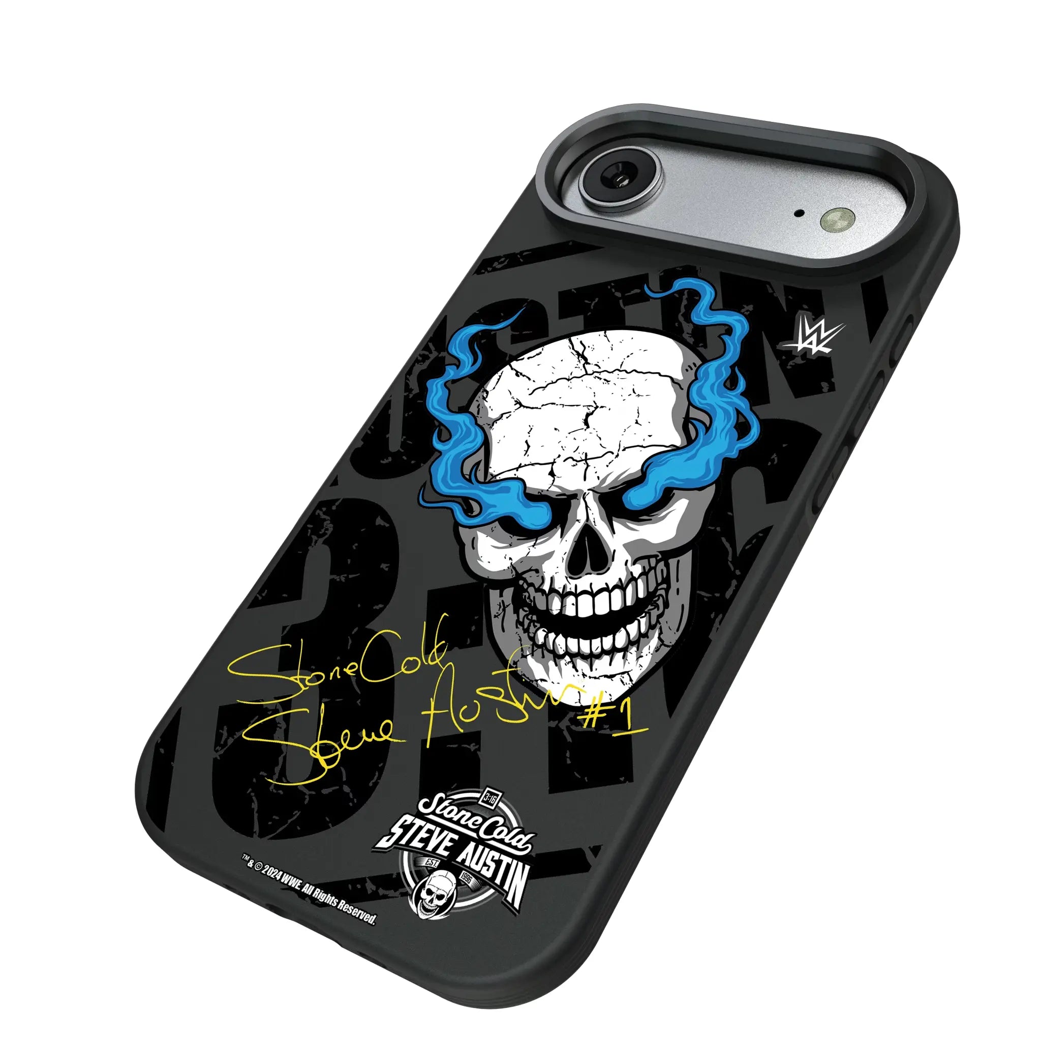 Stone Cold Steve Austin Impact iPhone Bump Phone Case for Apple iPhone - Isometric View#Device_iPhone Air