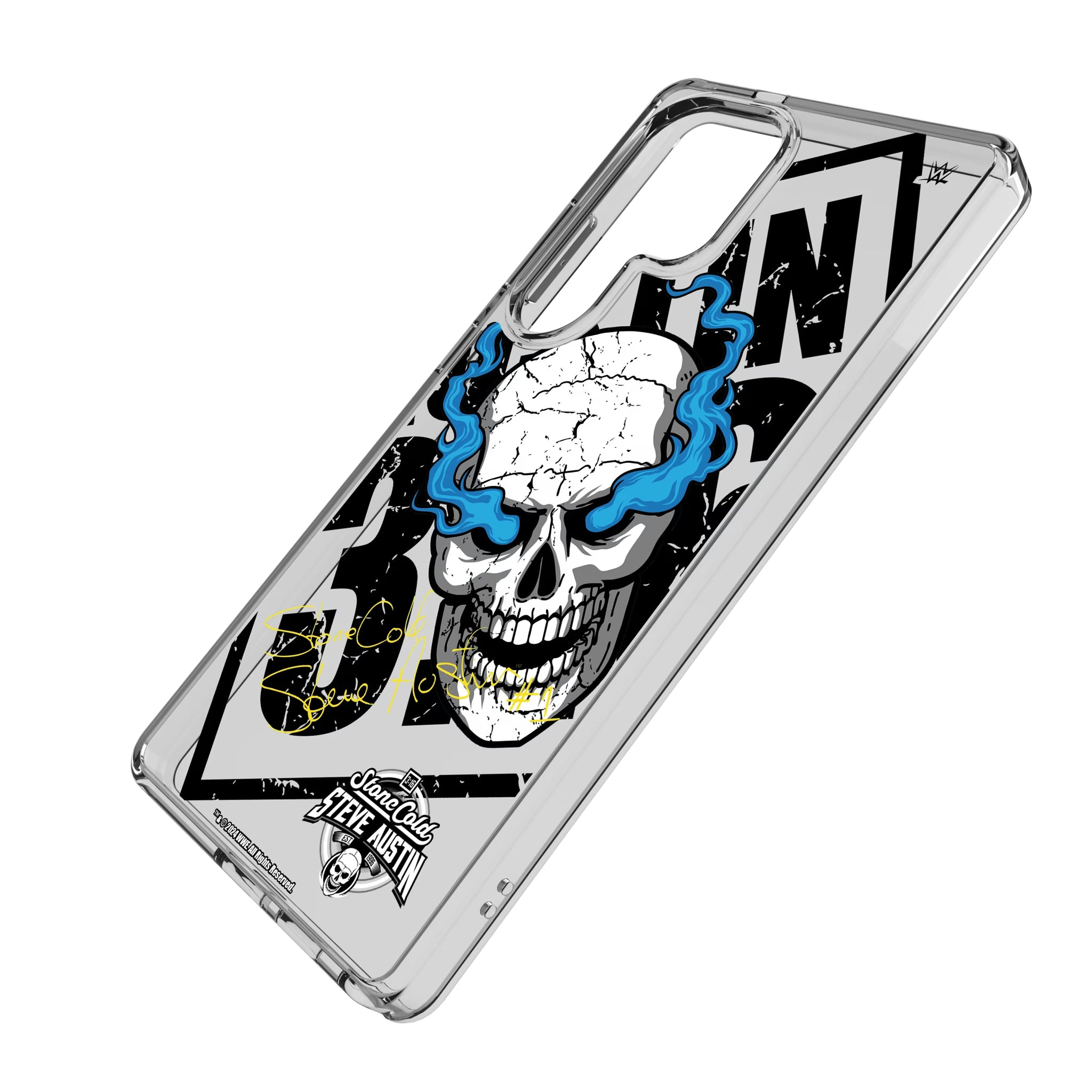 Stone Cold Steve Austin Impact Galaxy Clear Phone Case for Samsung Galaxy - Isometric View