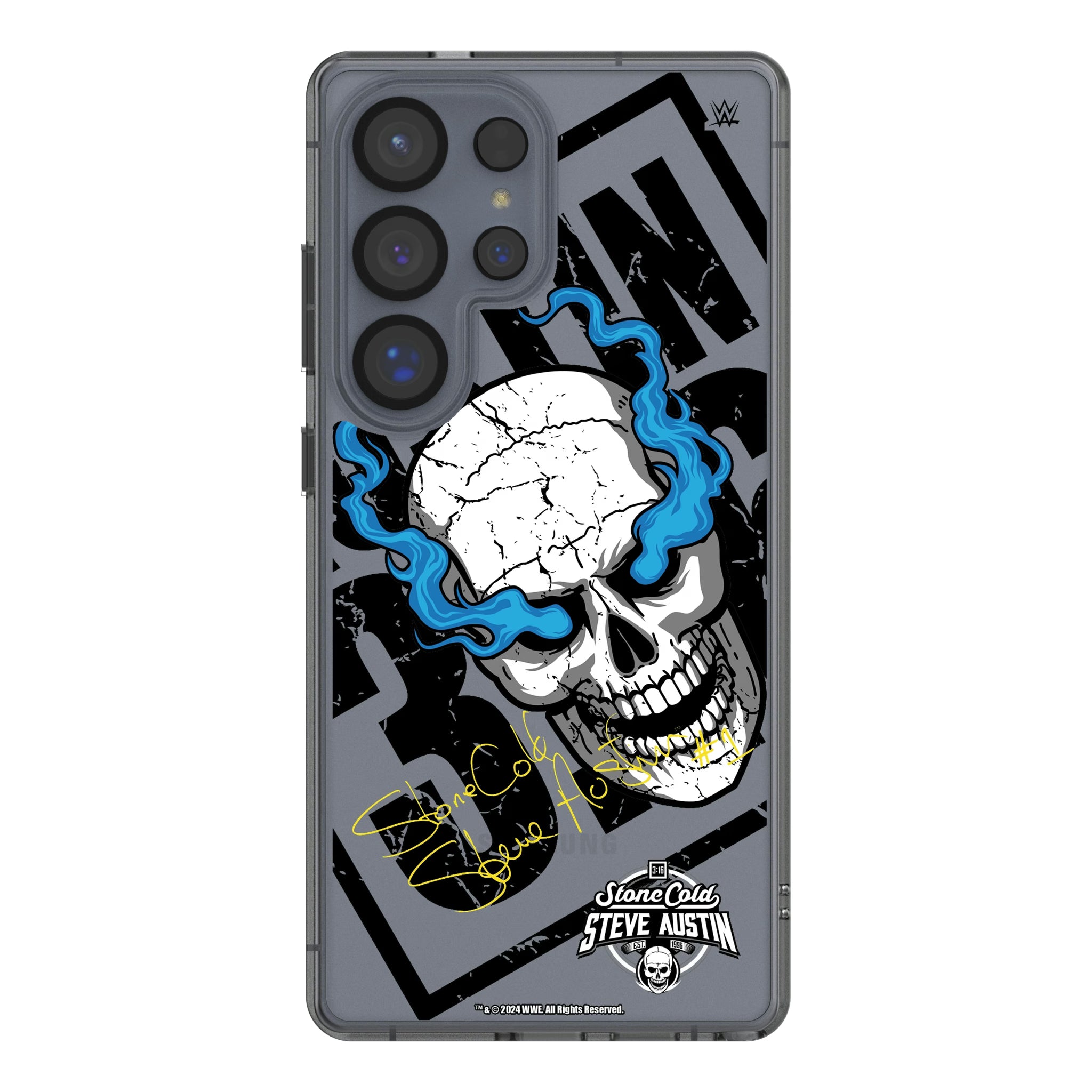 Stone Cold Steve Austin Impact Galaxy Clear Phone Case for Samsung Galaxy