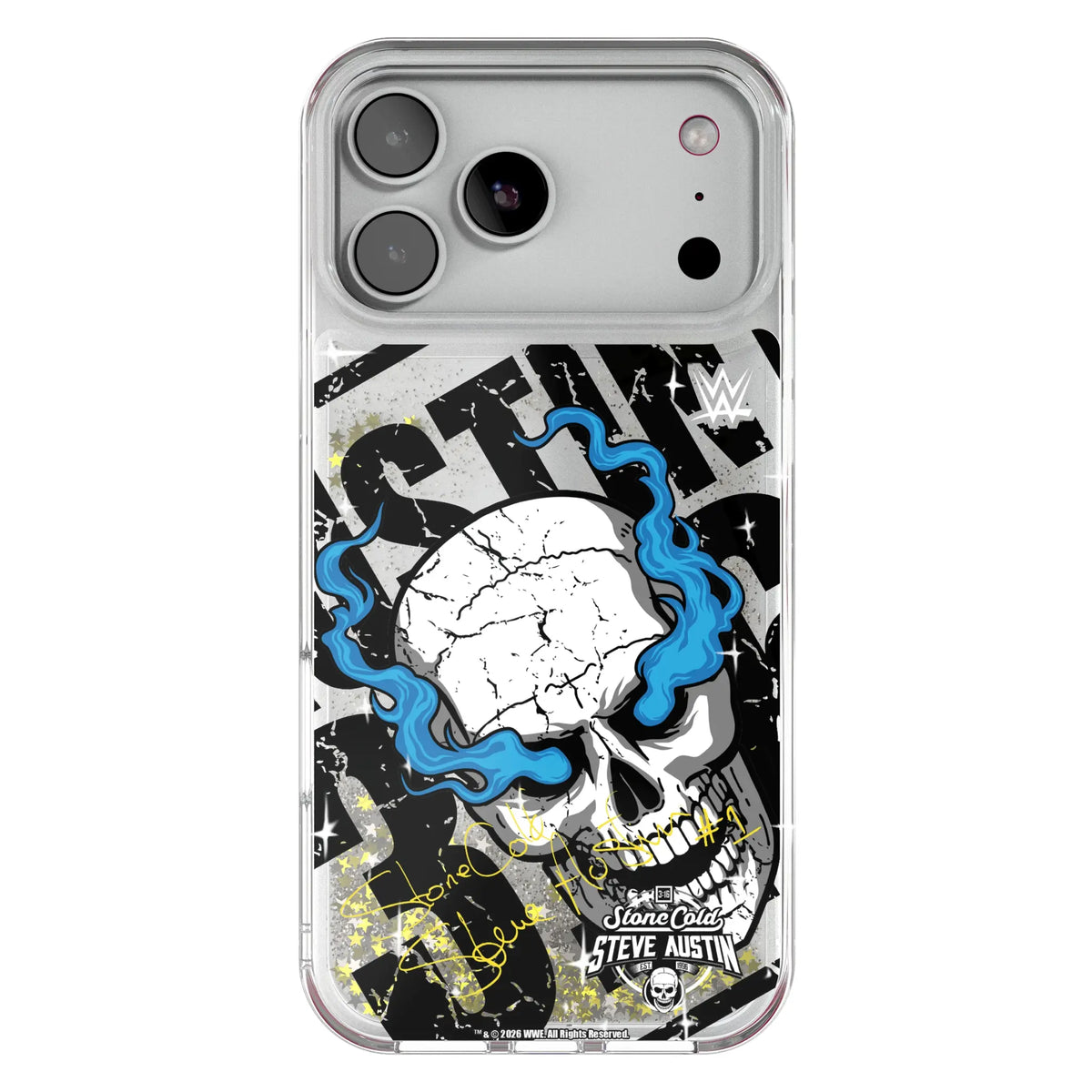 Stone Cold Steve Austin Impact Glitter Phone Case for Apple iPhone