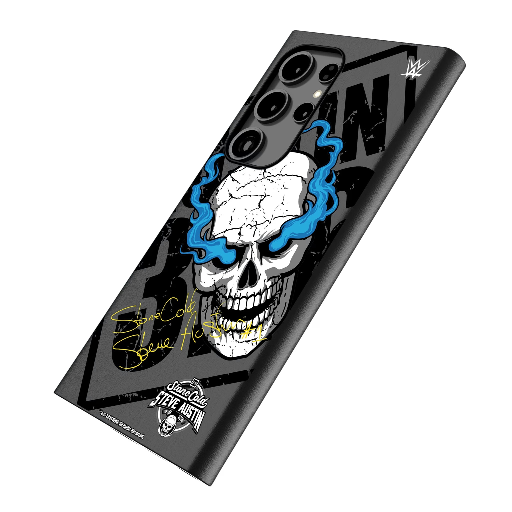 Stone Cold Steve Austin Impact Galaxy MagSafe Compatible Phone Case for Samsung Galaxy - Isometric View