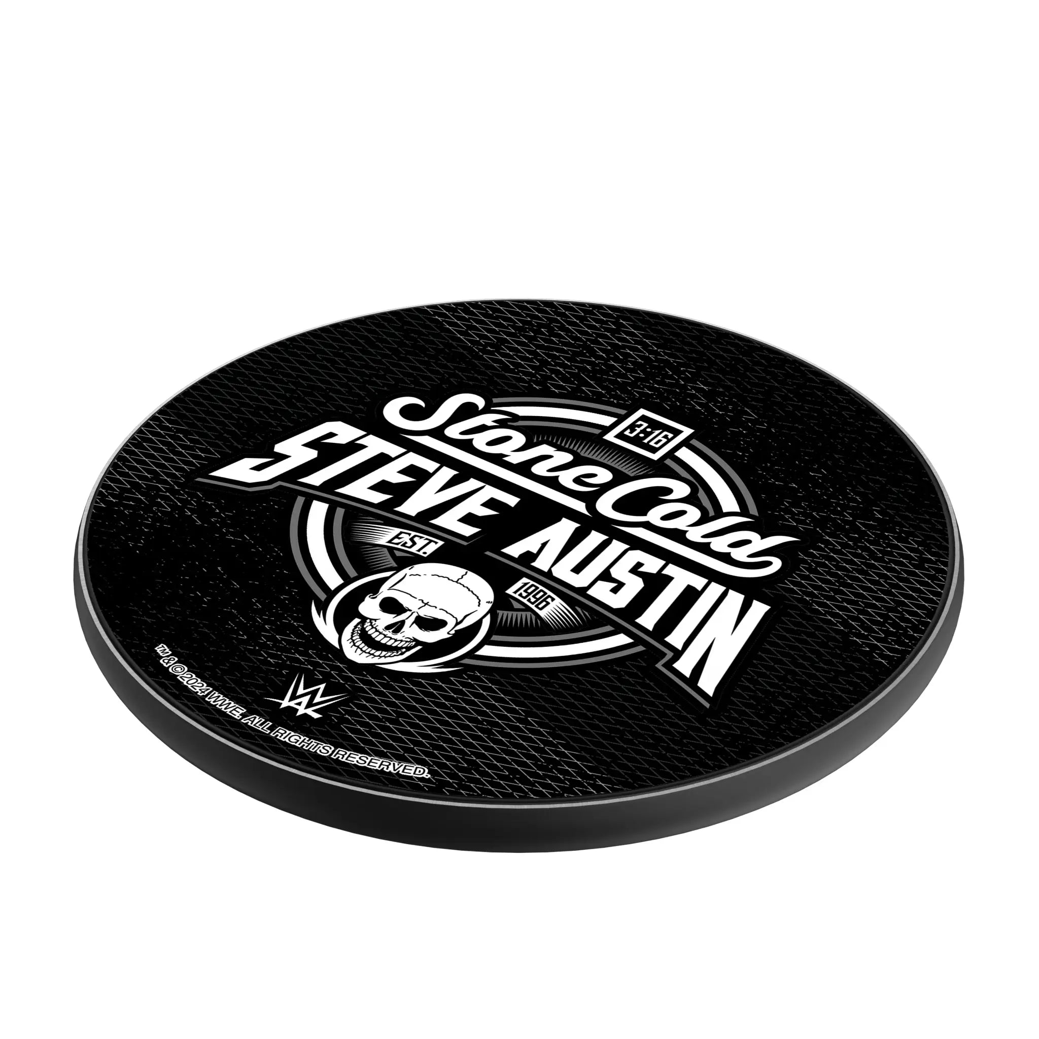 Stone Cold Steve Austin Steel 15-Watt Wireless Charger - Isometric View