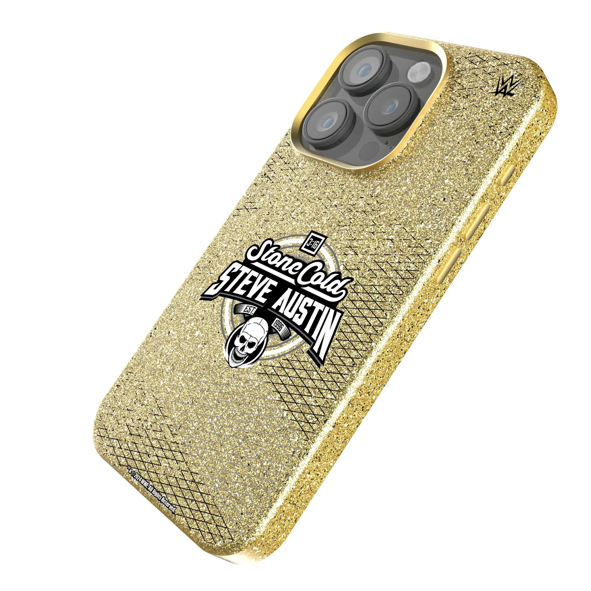 Stone Cold Steve Austin Steel iPhone Bling Phone Case for Apple iPhone - Isometric View