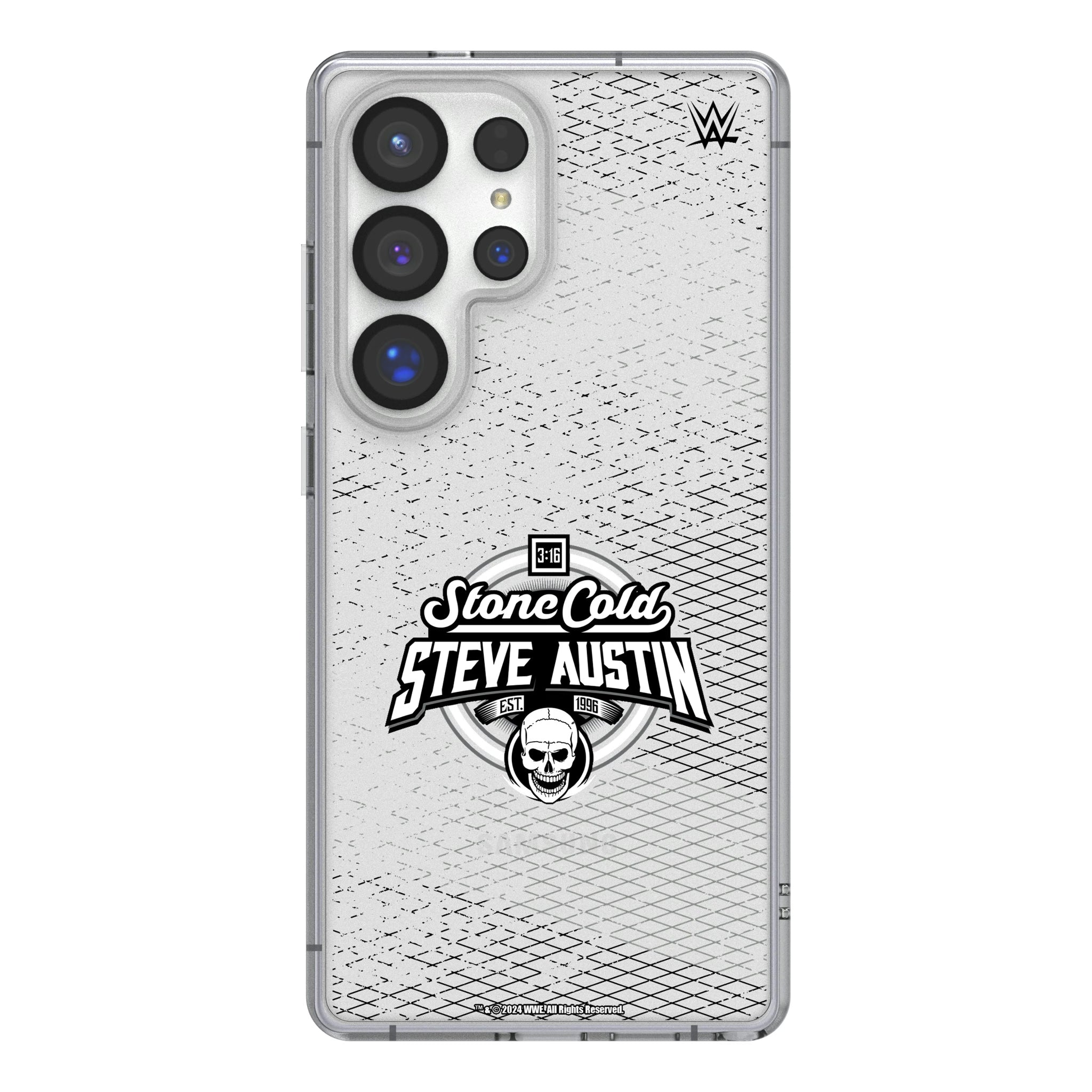 Stone Cold Steve Austin Steel Galaxy Clear Phone Case for Samsung Galaxy