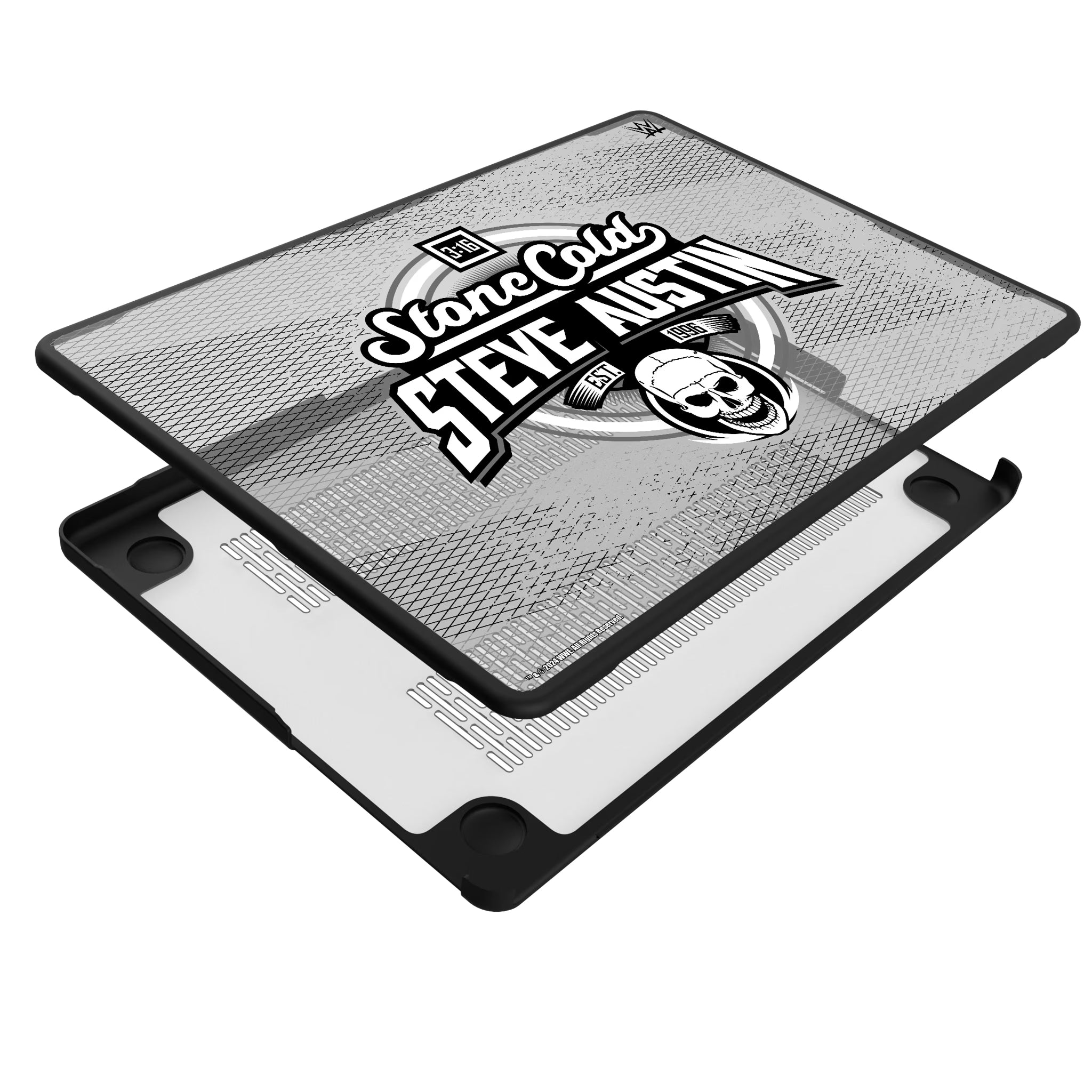 Stone Cold Steve Austin Steel MacBook Laptop Case for Apple MacBook - Isometric View#Device_MacBook Pro (14-inch, 2021) / MacBook Pro (14-inch, 2023) / MacBook Pro (14-inch, 2024)