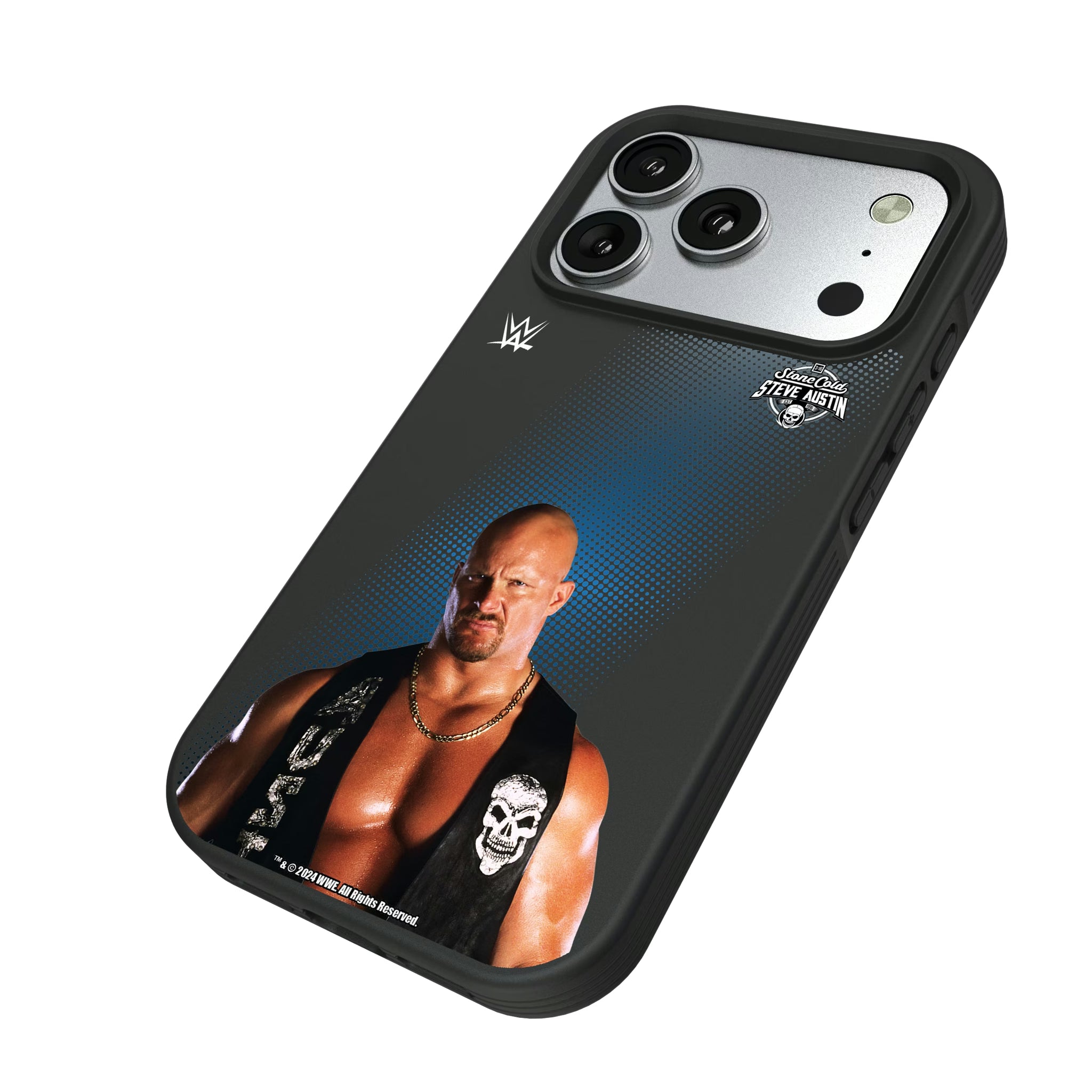 Stone Cold Steve Austin Superstar iPhone Bump Phone Case for Apple iPhone - Isometric View#Device_iPhone 17 Pro