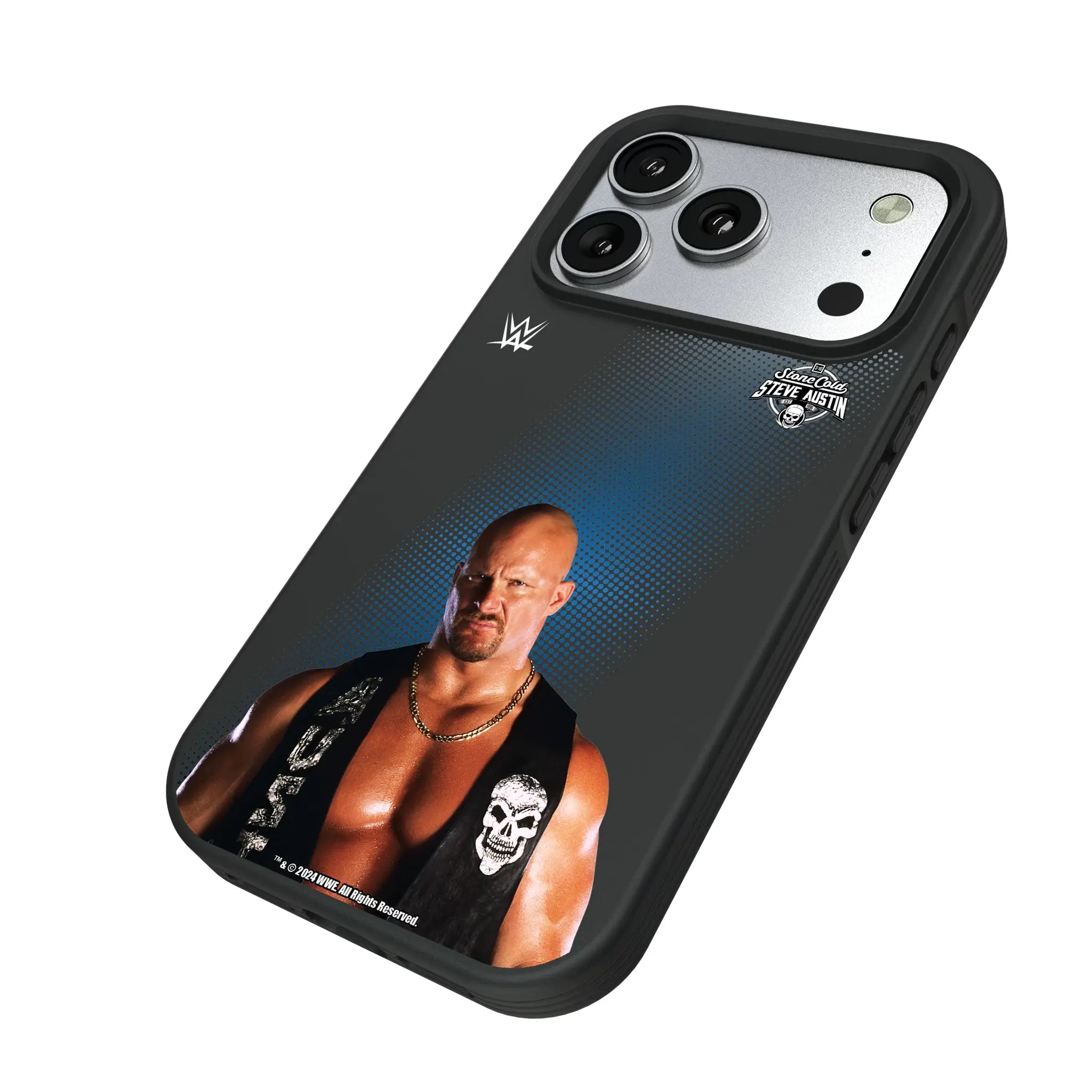Stone Cold Steve Austin Superstar iPhone Bump Phone Case for Apple iPhone - Isometric View#Device_iPhone 17 Pro