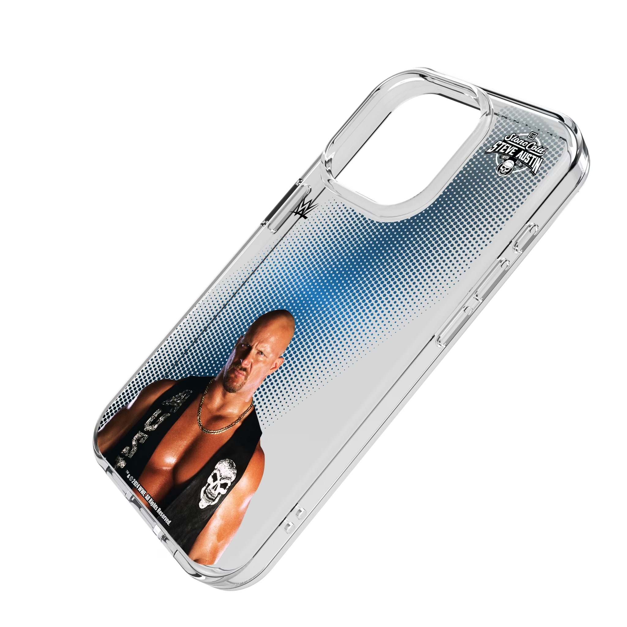 Stone Cold Steve Austin Superstar iPhone Clear Phone Case for Apple iPhone - Isometric View