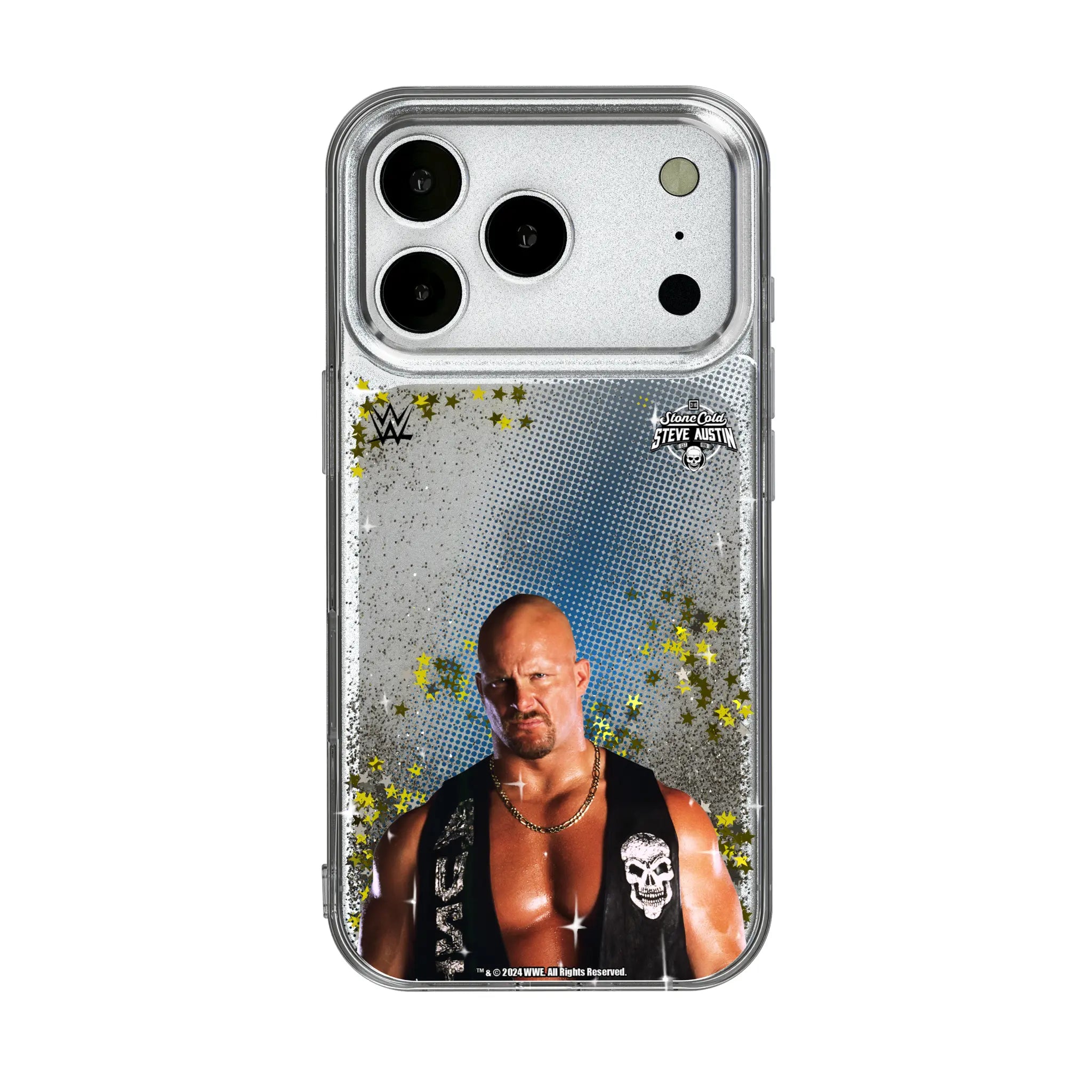 Stone Cold Steve Austin Superstar iPhone Glitter Phone Case for Apple iPhone