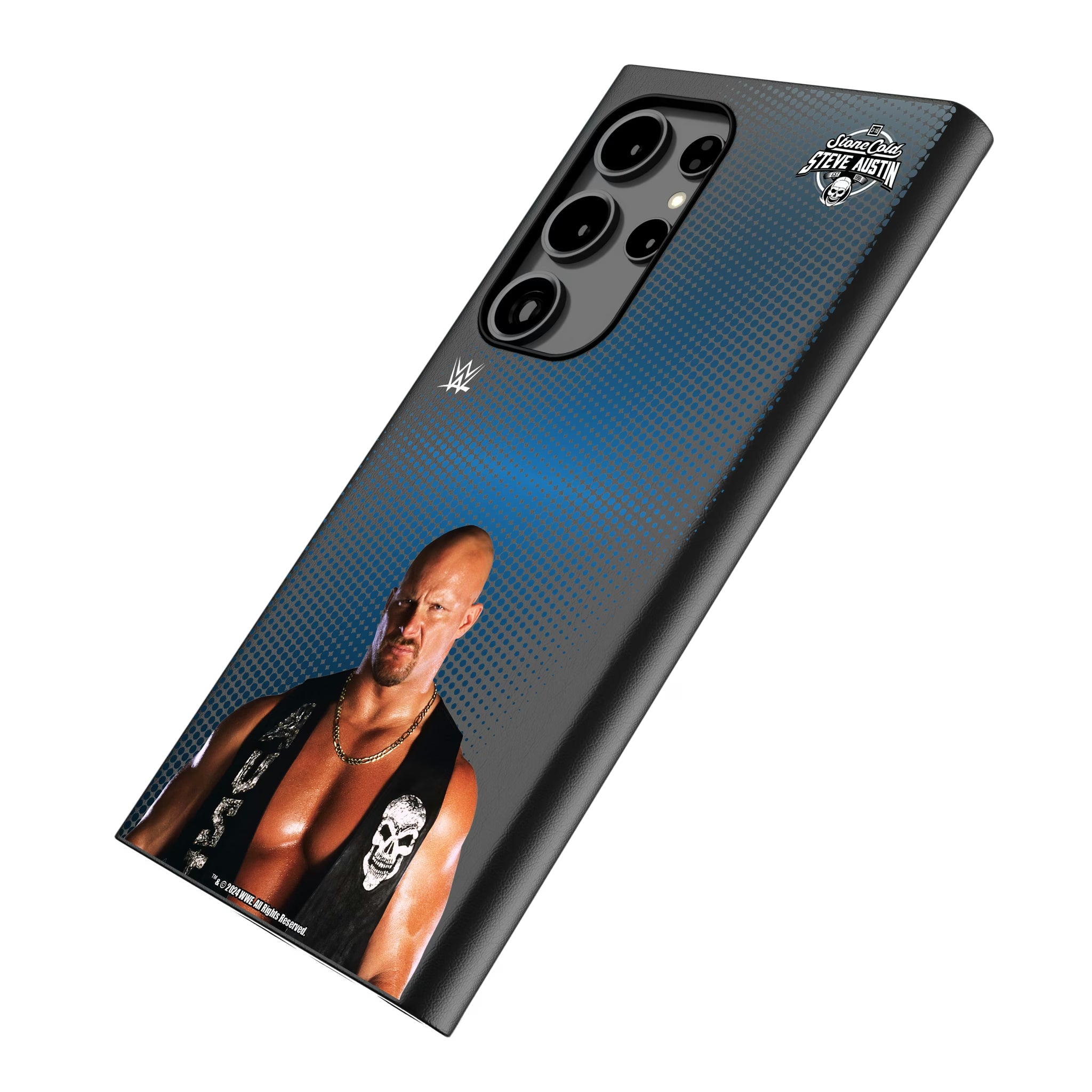 Stone Cold Steve Austin Superstar Galaxy MagSafe Compatible Phone Case for Samsung Galaxy - Isometric View