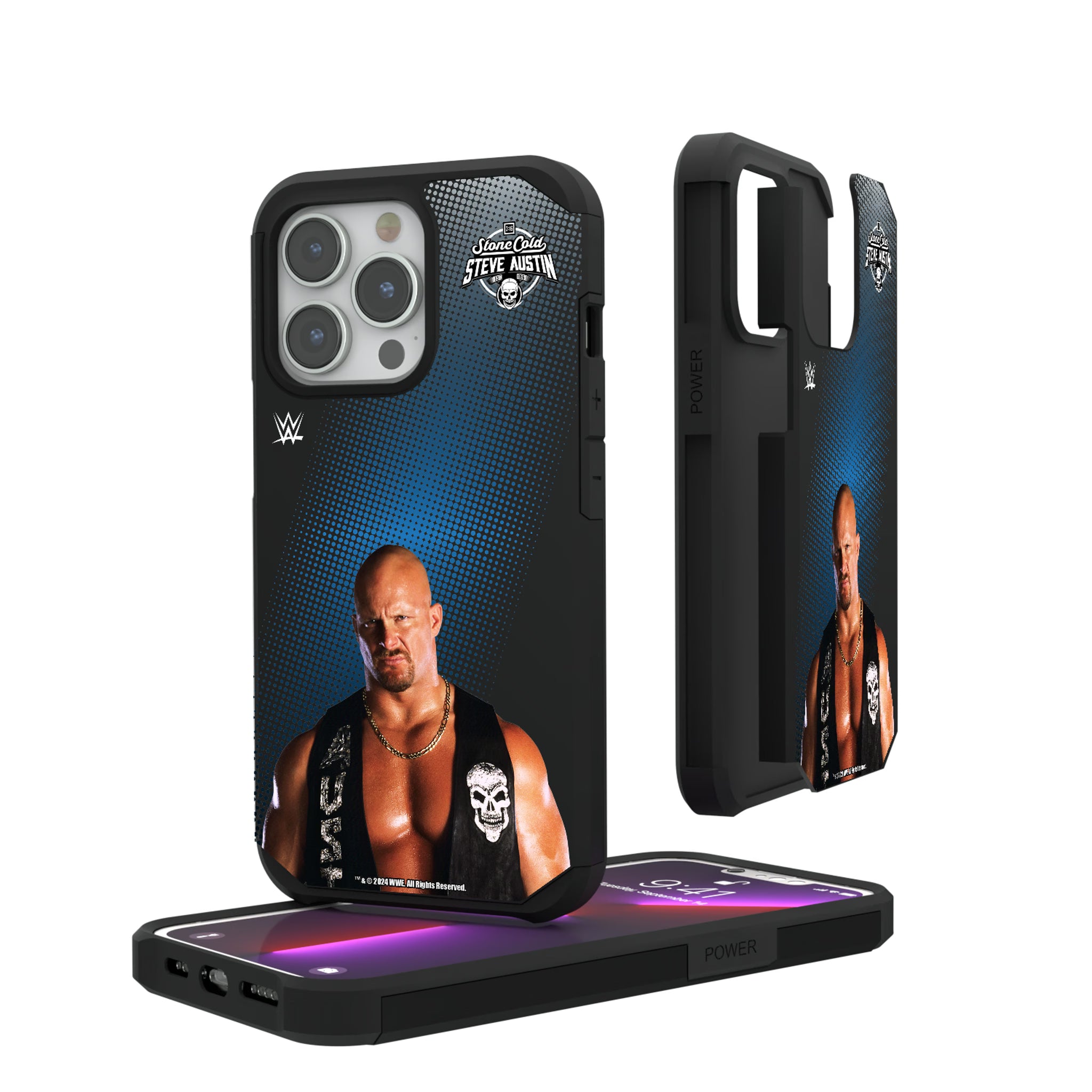 Stone Cold Steve Austin Superstar iPhone Rugged Phone Case for Apple iPhone#Device_iPhone 13 Pro