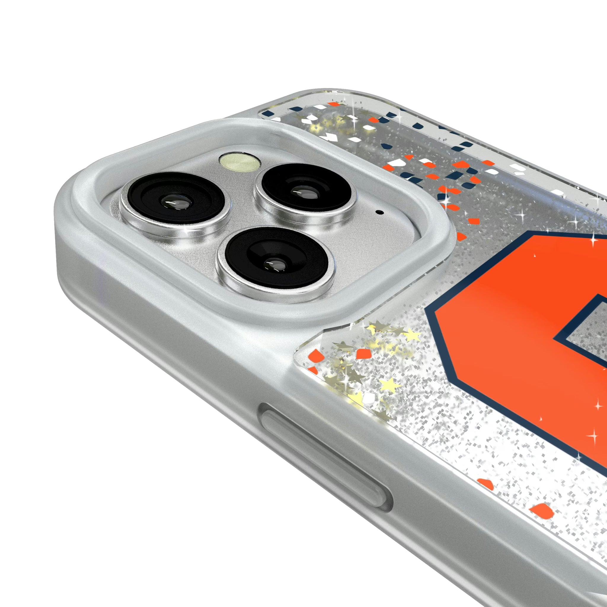 Syracuse University Orange Confetti iPhone Glitter Phone Case for Apple iPhone - Detail#Device_iPhone 16 Pro