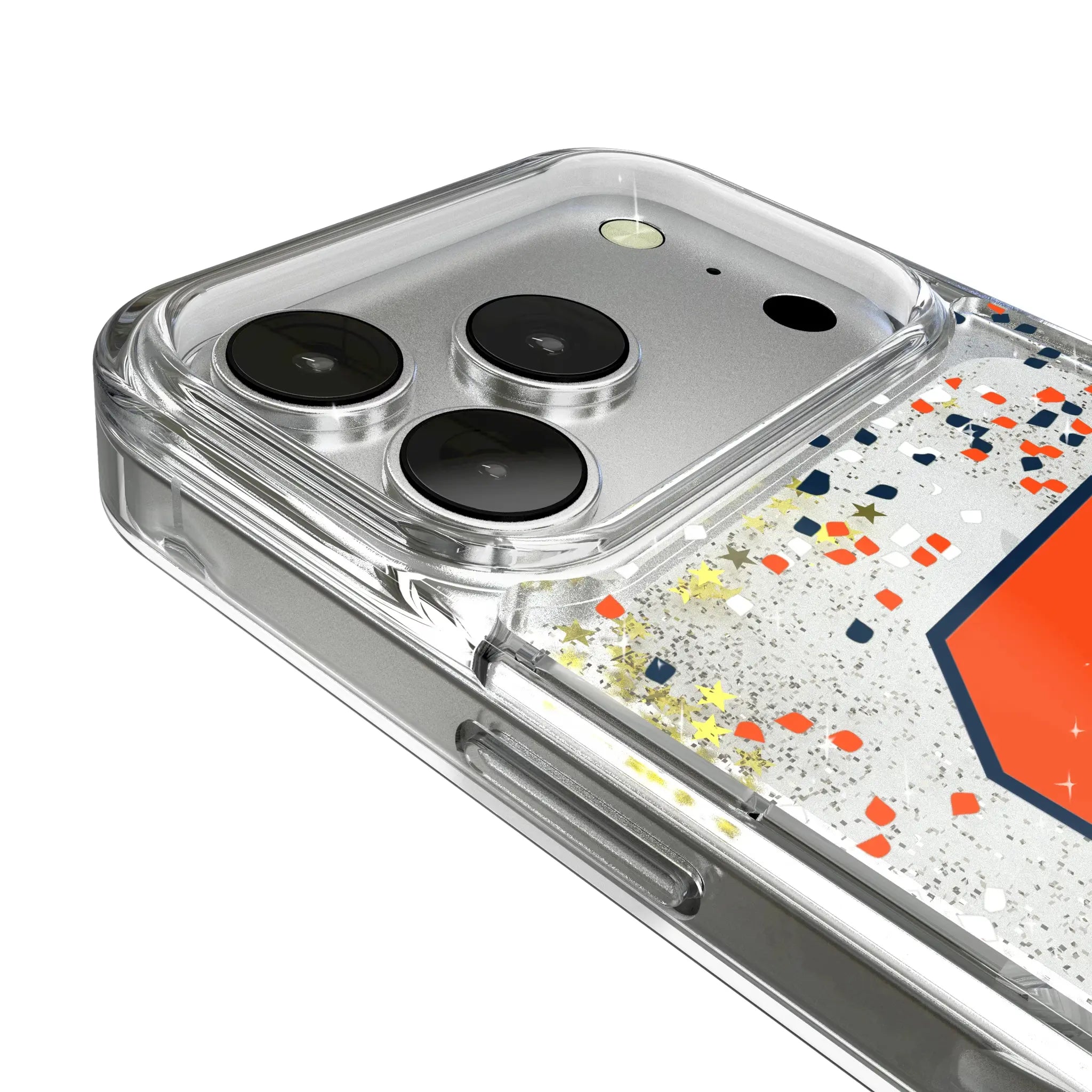 Syracuse University Orange Confetti iPhone Glitter Phone Case for Apple iPhone - Detail
