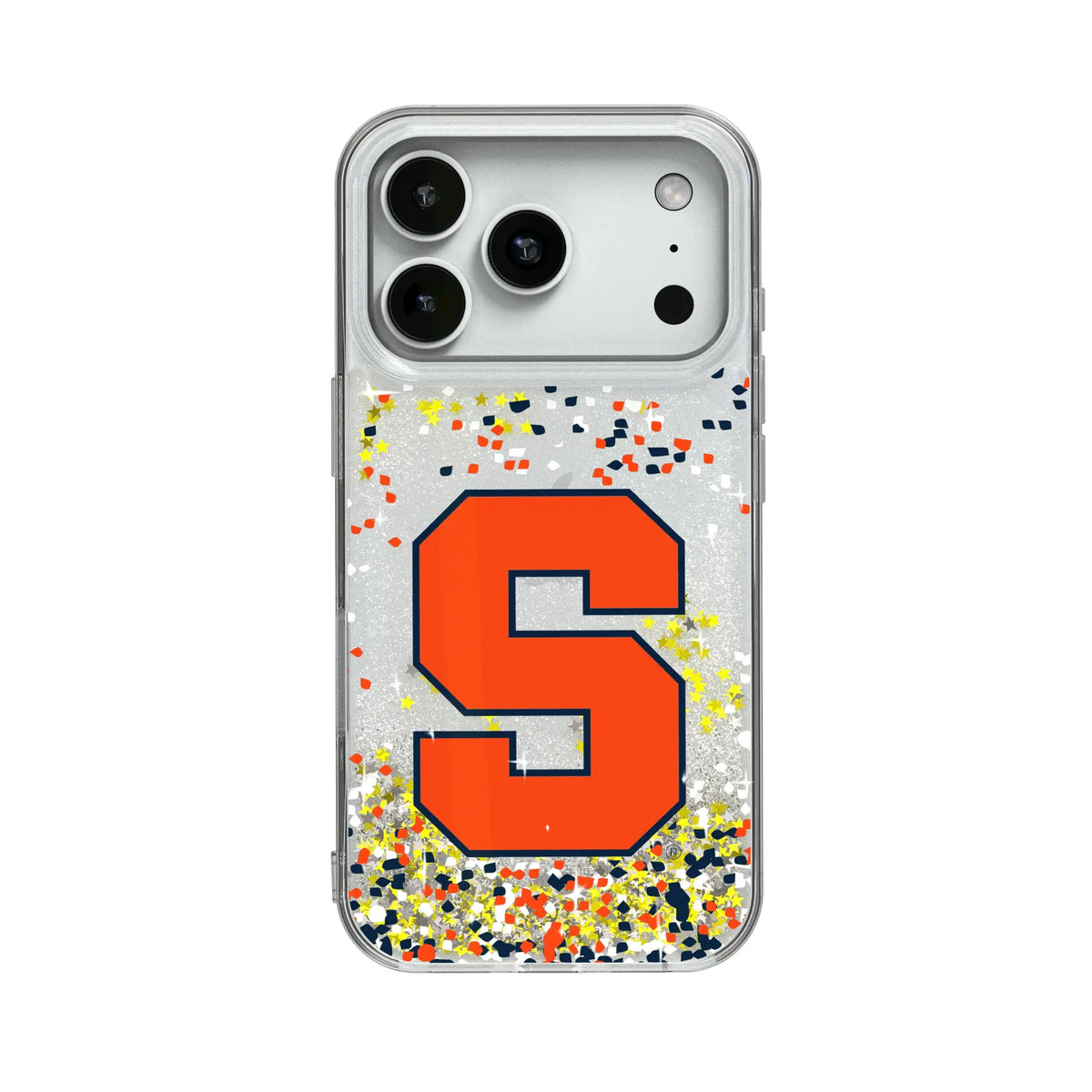Syracuse University Orange Confetti Glitter Phone Case for Apple iPhone