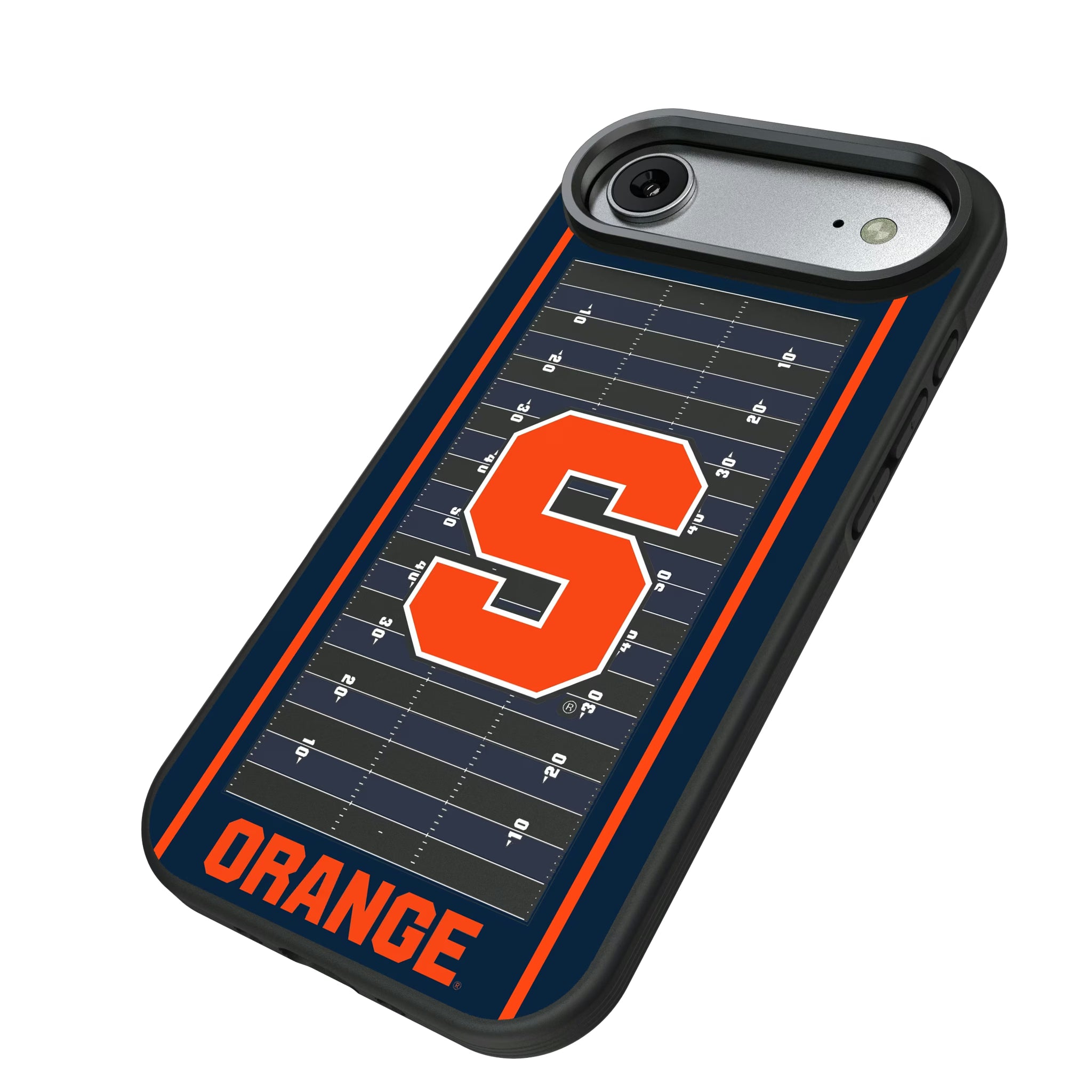 Syracuse University Orange Field iPhone Bump Phone Case for Apple iPhone - Isometric View#Device_iPhone Air