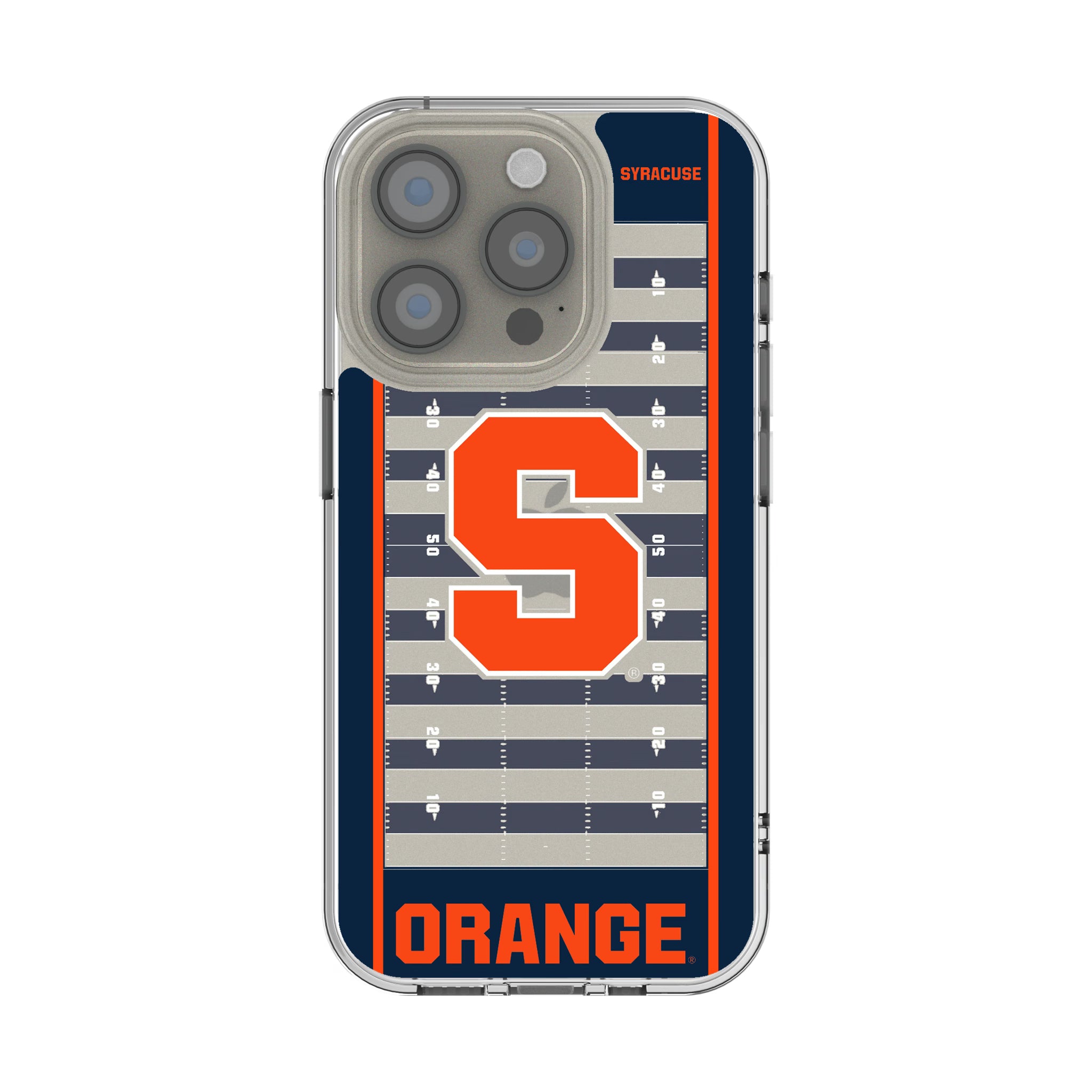 Syracuse University Orange Field iPhone Clear Phone Case for Apple iPhone