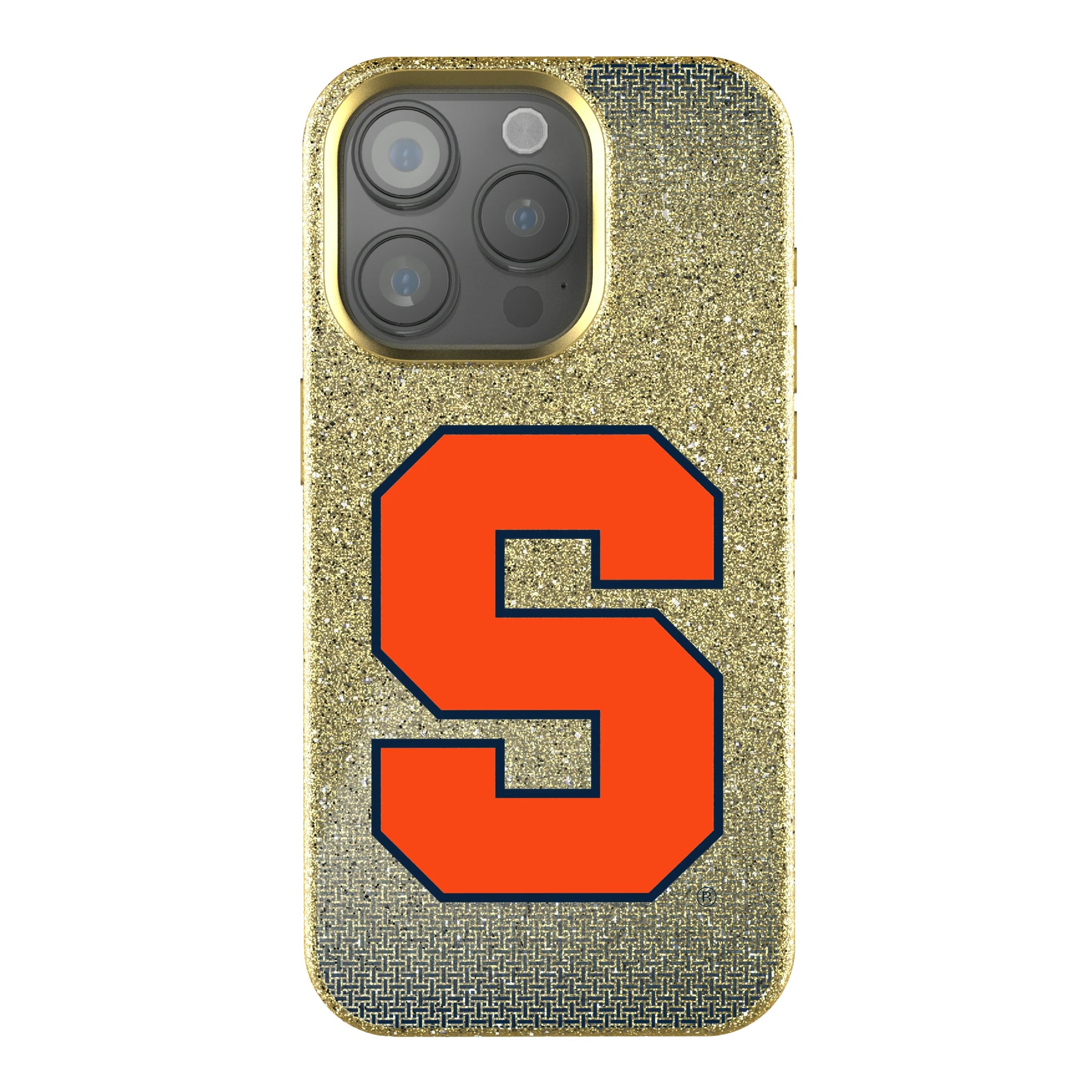 Syracuse University Orange Linen iPhone Bling Phone Case for Apple iPhone