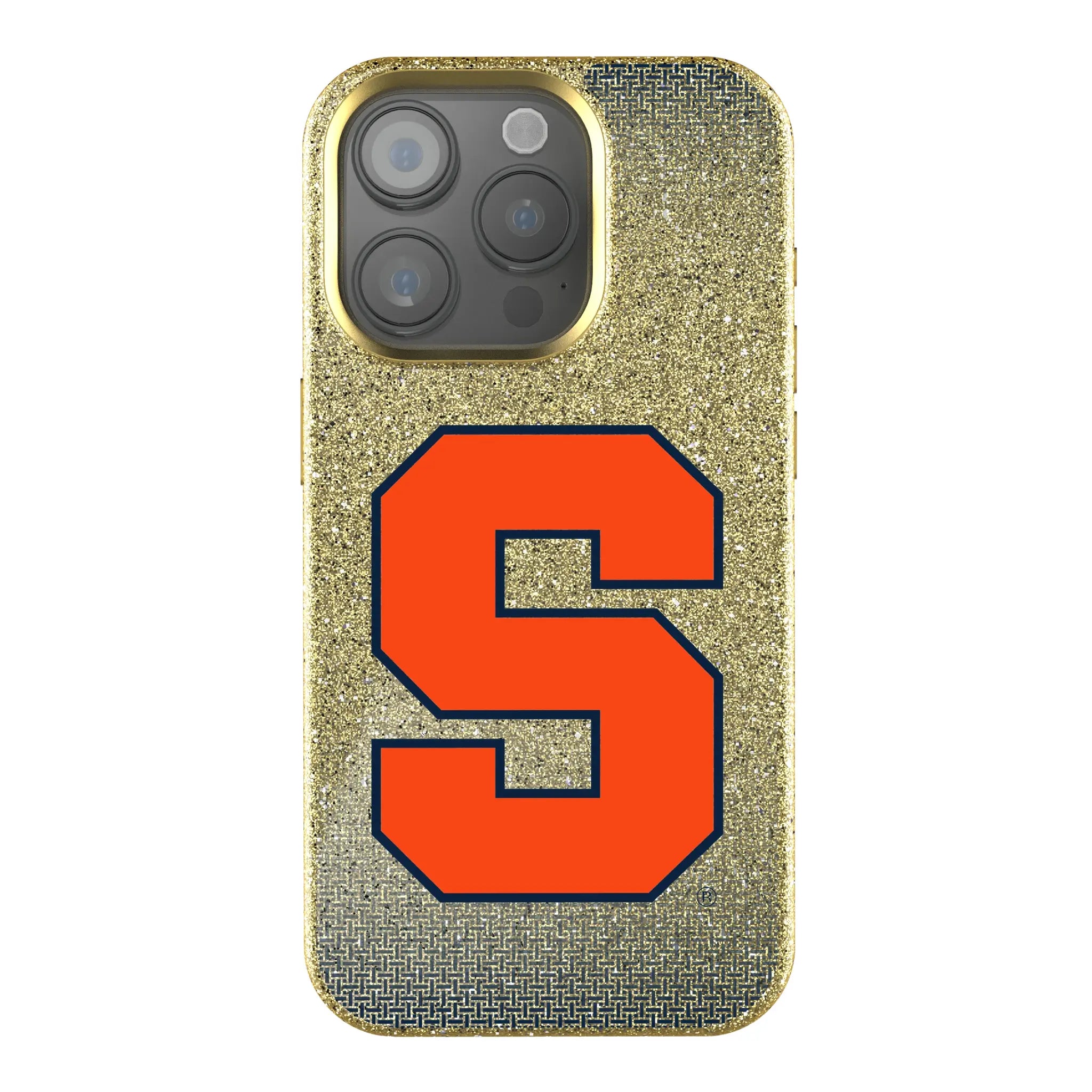 Syracuse University Orange Linen iPhone Bling Phone Case for Apple iPhone