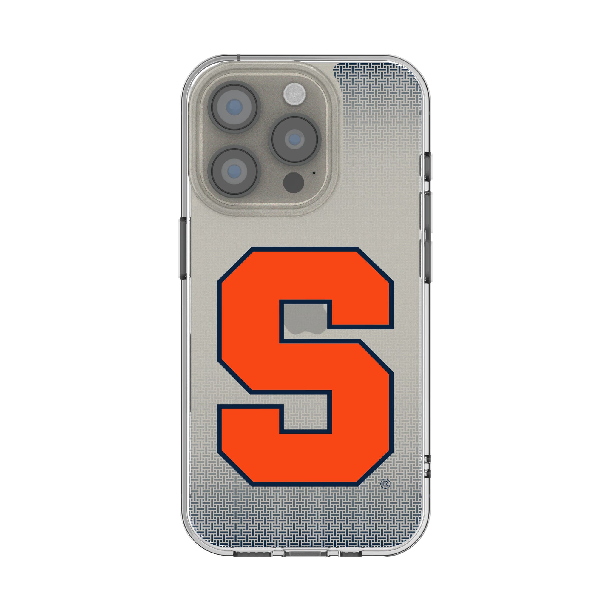 Syracuse University Orange Linen iPhone Clear Phone Case for Apple iPhone