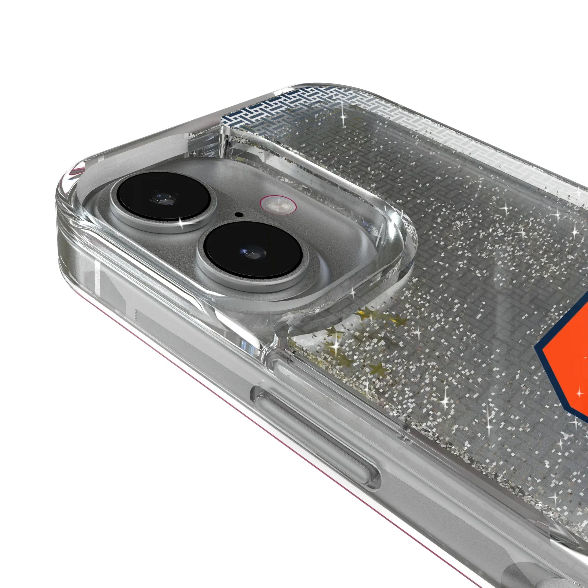 Syracuse University Orange Linen iPhone Glitter Phone Case for Apple iPhone - Detail
