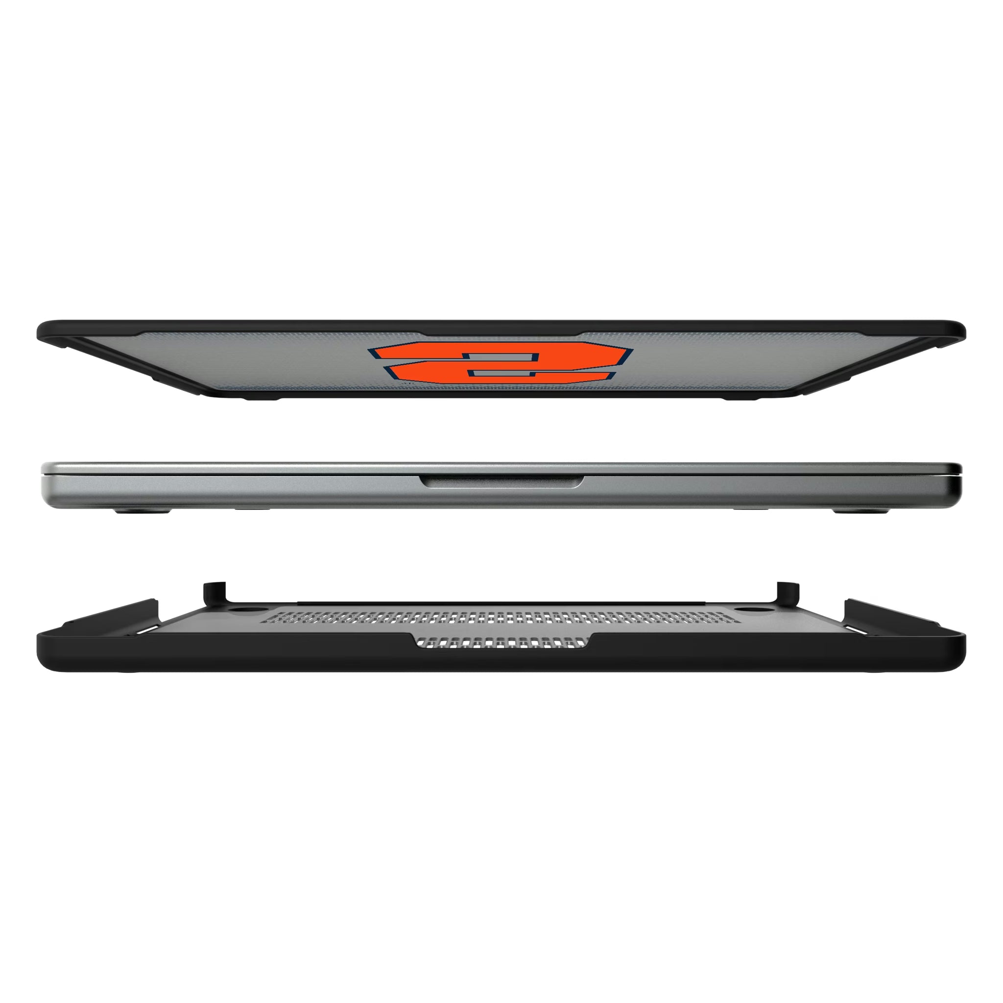 Syracuse University Orange Linen MacBook Laptop Case for Apple MacBook#Device_MacBook Pro (14-inch, 2021) / MacBook Pro (14-inch, 2023) / MacBook Pro (14-inch, 2024)