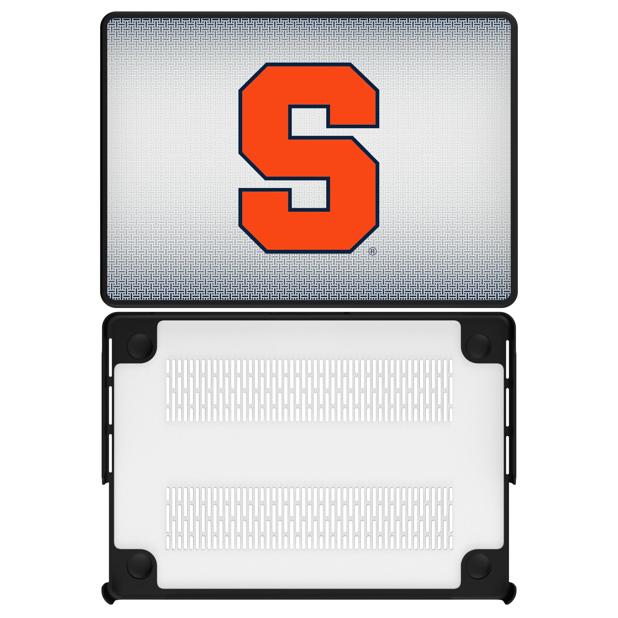Syracuse University Orange Linen MacBook Laptop Case for Apple MacBook#Device_MacBook Pro (14-inch, 2021) / MacBook Pro (14-inch, 2023) / MacBook Pro (14-inch, 2024)