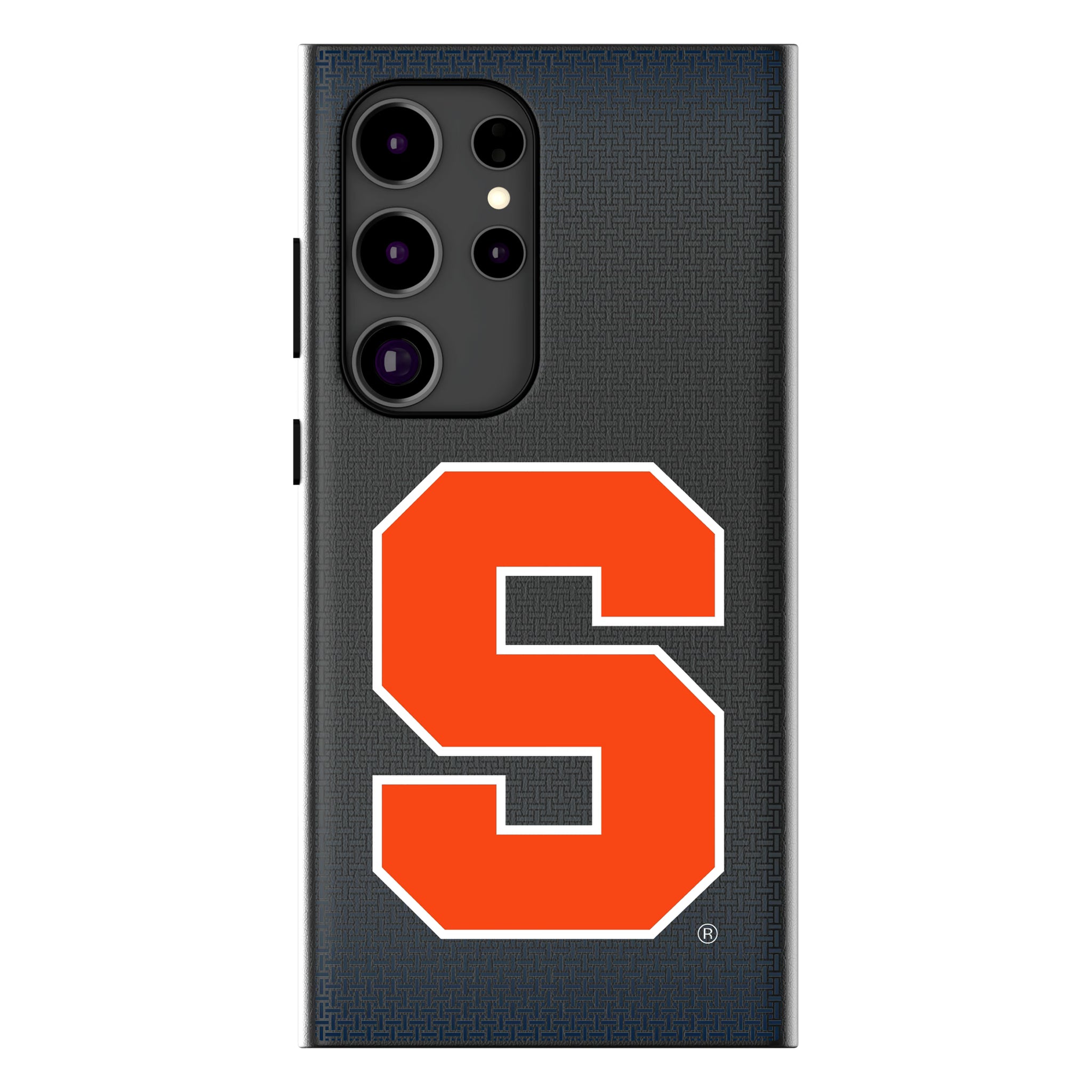 Syracuse University Orange Linen Galaxy MagSafe Compatible Phone Case for Samsung Galaxy