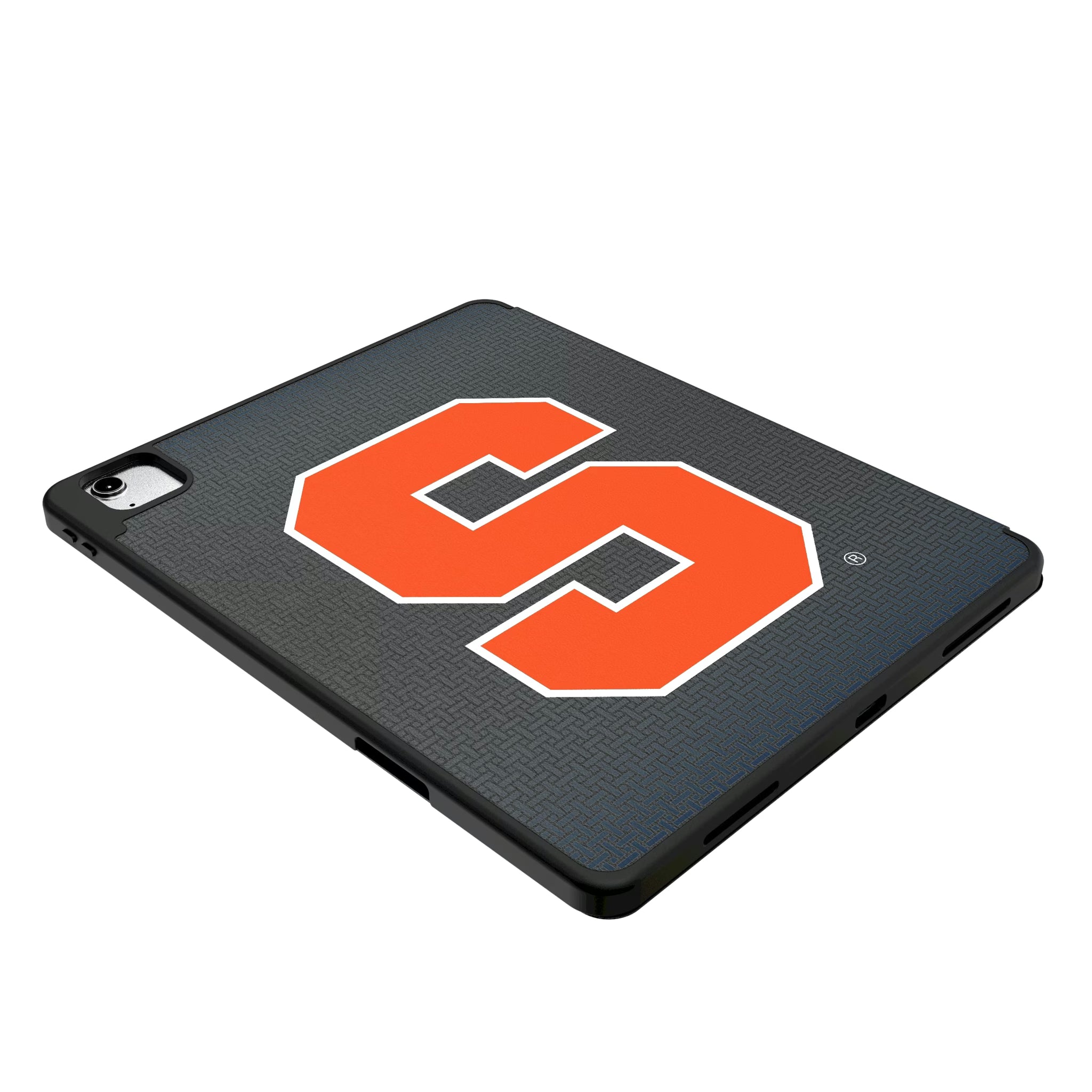 Syracuse University Orange Linen iPad Tablet Case for Apple iPad - Isometric View