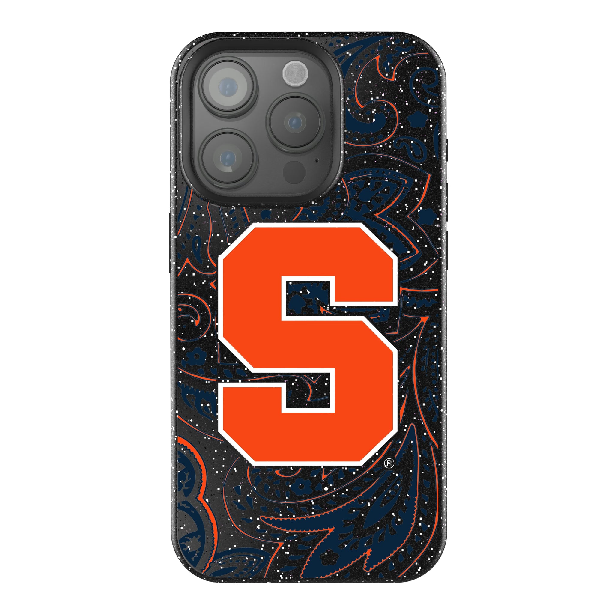 Syracuse University Orange Paisley iPhone Bling Phone Case for Apple iPhone