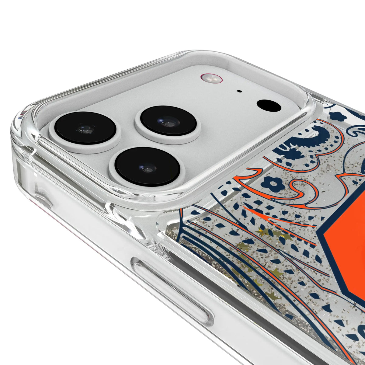 Syracuse University Orange Paisley iPhone Glitter Phone Case for Apple iPhone - Detail#Device_iPhone 18 Pro Max