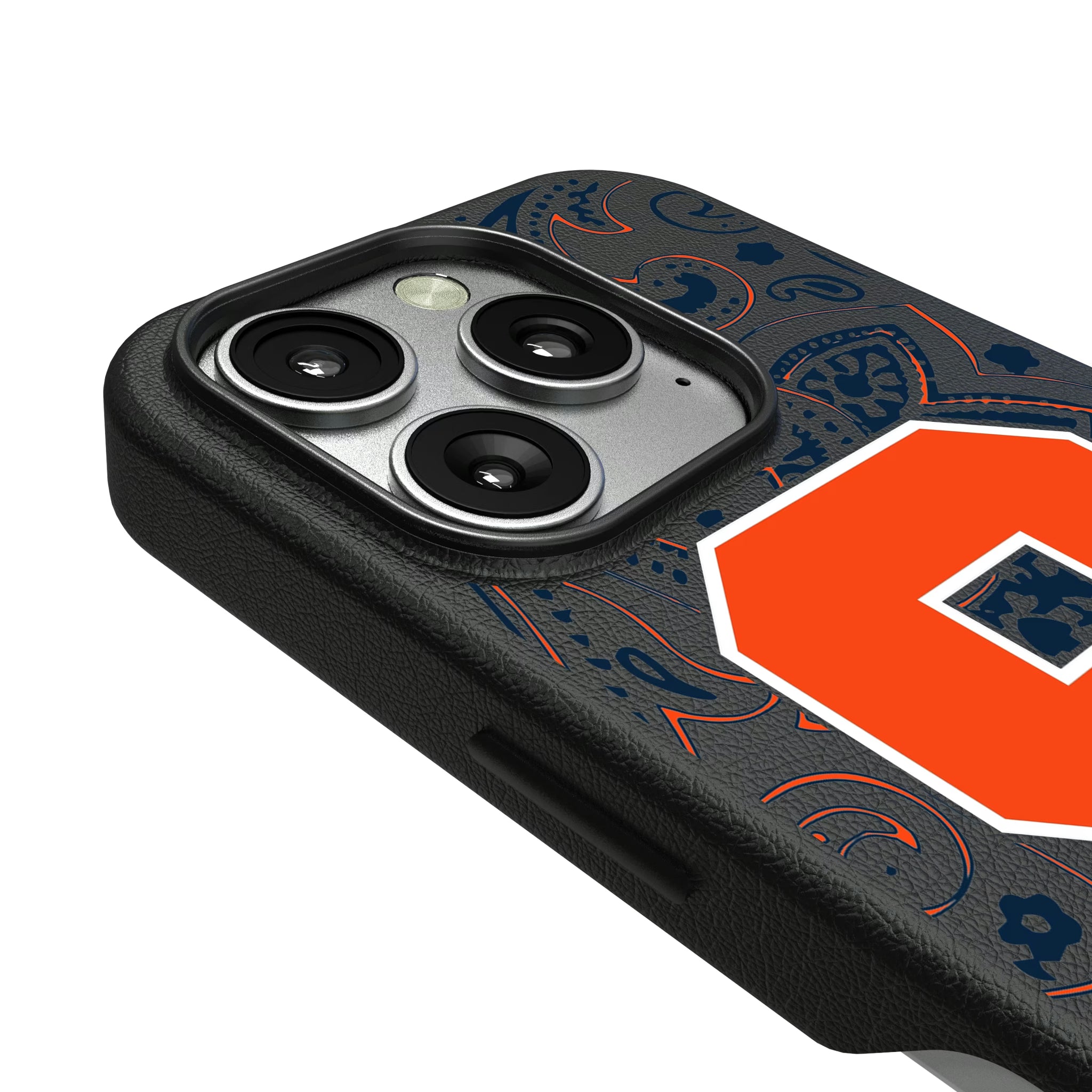 Syracuse University Orange Paisley iPhone MagSafe Compatible Phone Case for Apple iPhone - Detail
