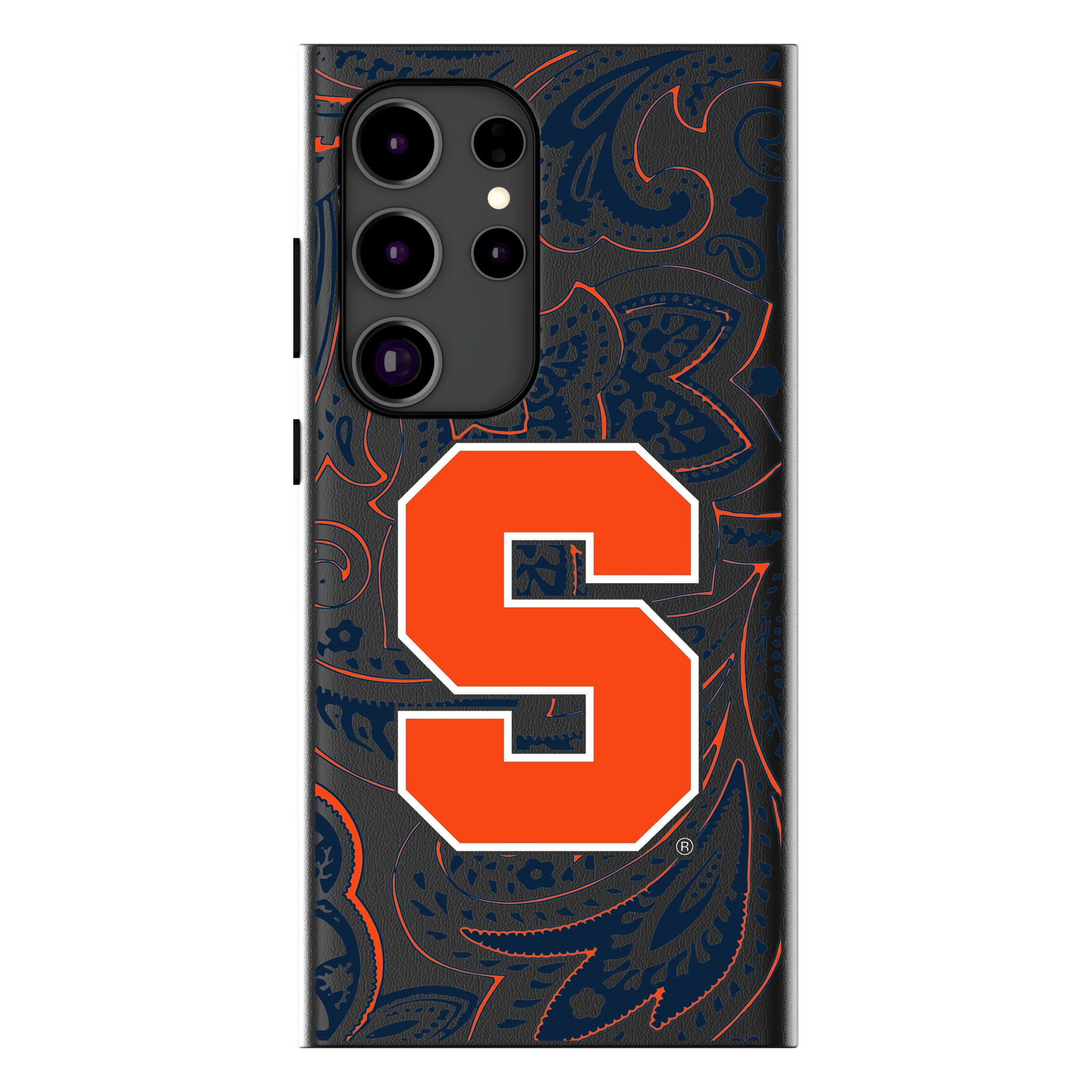 Syracuse University Orange Paisley Galaxy MagSafe Compatible Phone Case for Samsung Galaxy