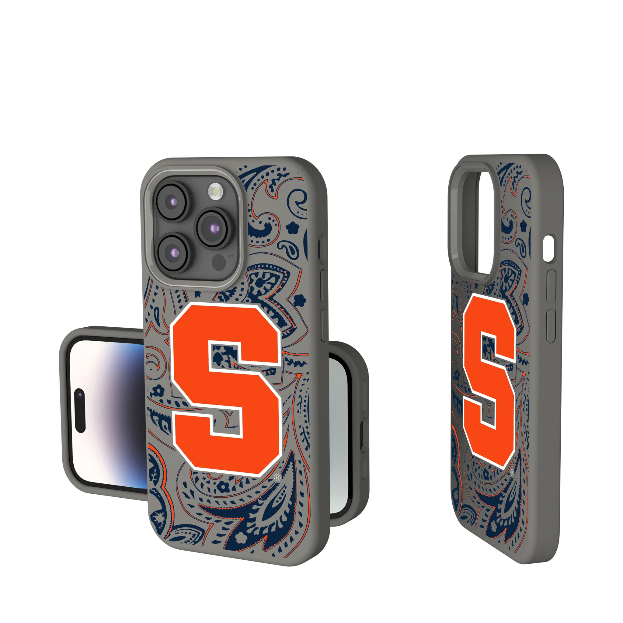 Syracuse University Orange Paisley iPhone Soft Touch Phone Case for Apple iPhone