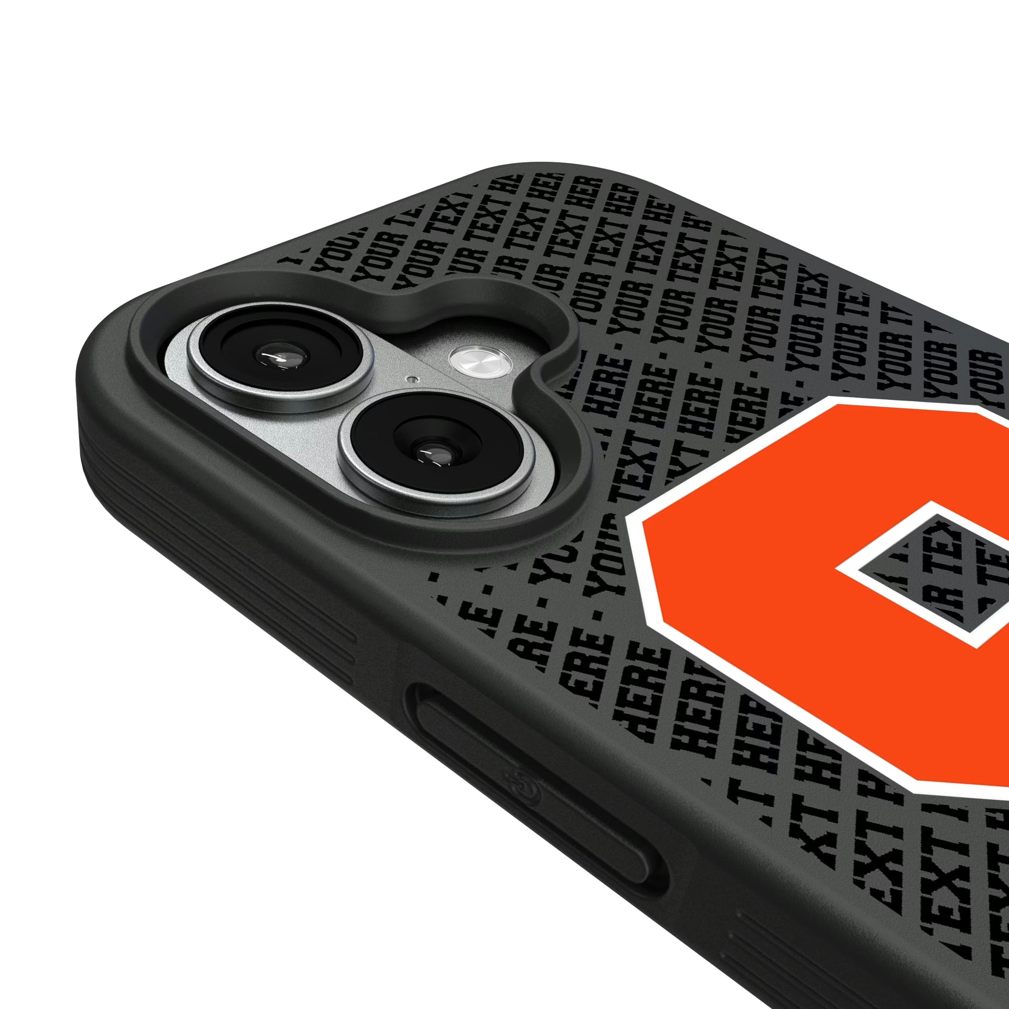 Syracuse University Orange Personalized EndZone Plus iPhone Bump Phone Case for Apple iPhone - Detail#Device_iPhone 17