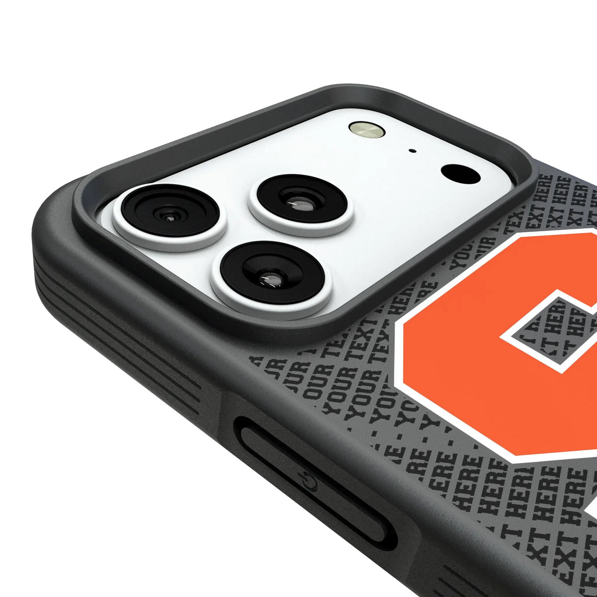 Syracuse University Orange Personalized EndZone Plus iPhone Bump Phone Case for Apple iPhone - Detail#Device_iPhone 18 Pro Max