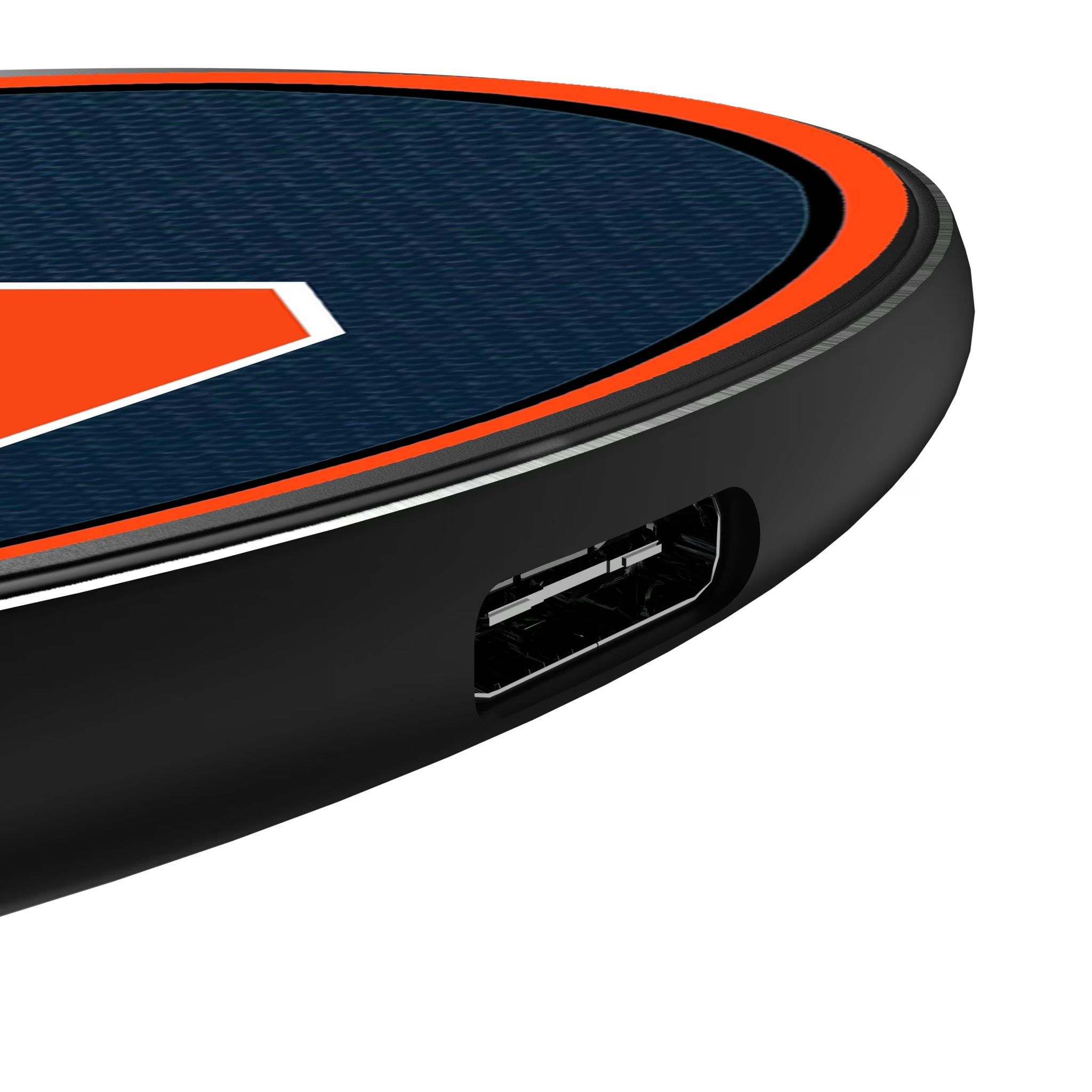 Syracuse University Orange Personalized Endzone Solid 15-Watt Wireless Charger - Detail