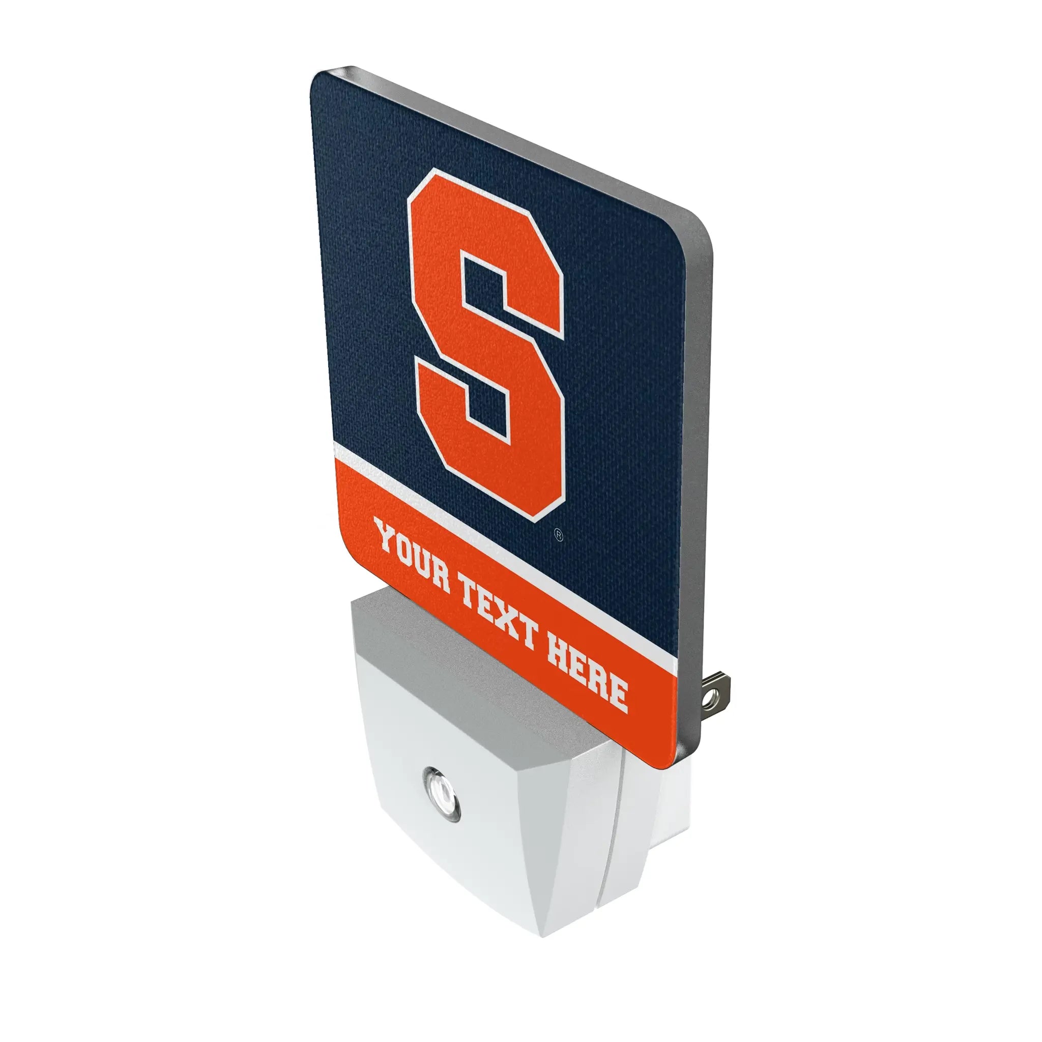 Syracuse University Orange Personalized Endzone Solid Night Light 2-Pack - Isometric View