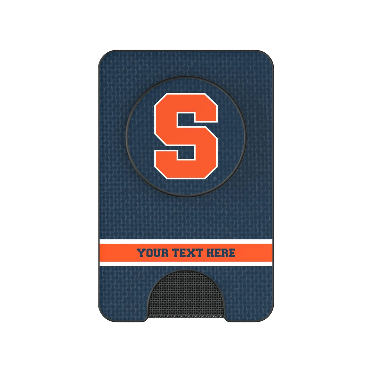 Syracuse University Orange Personalized Endzone Solid Popsockets Wallet Magnetic