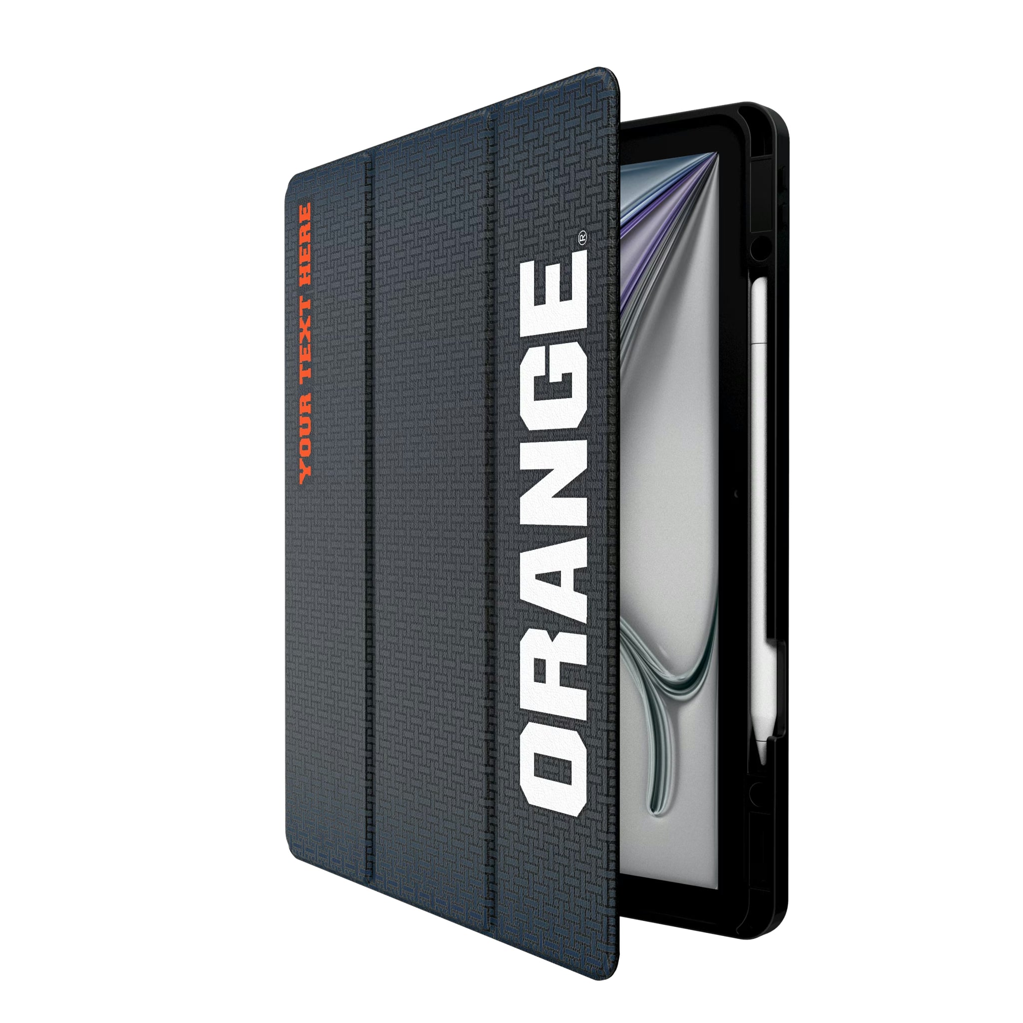 Syracuse University Orange Personalized Linen iPad Tablet Case for Apple iPad