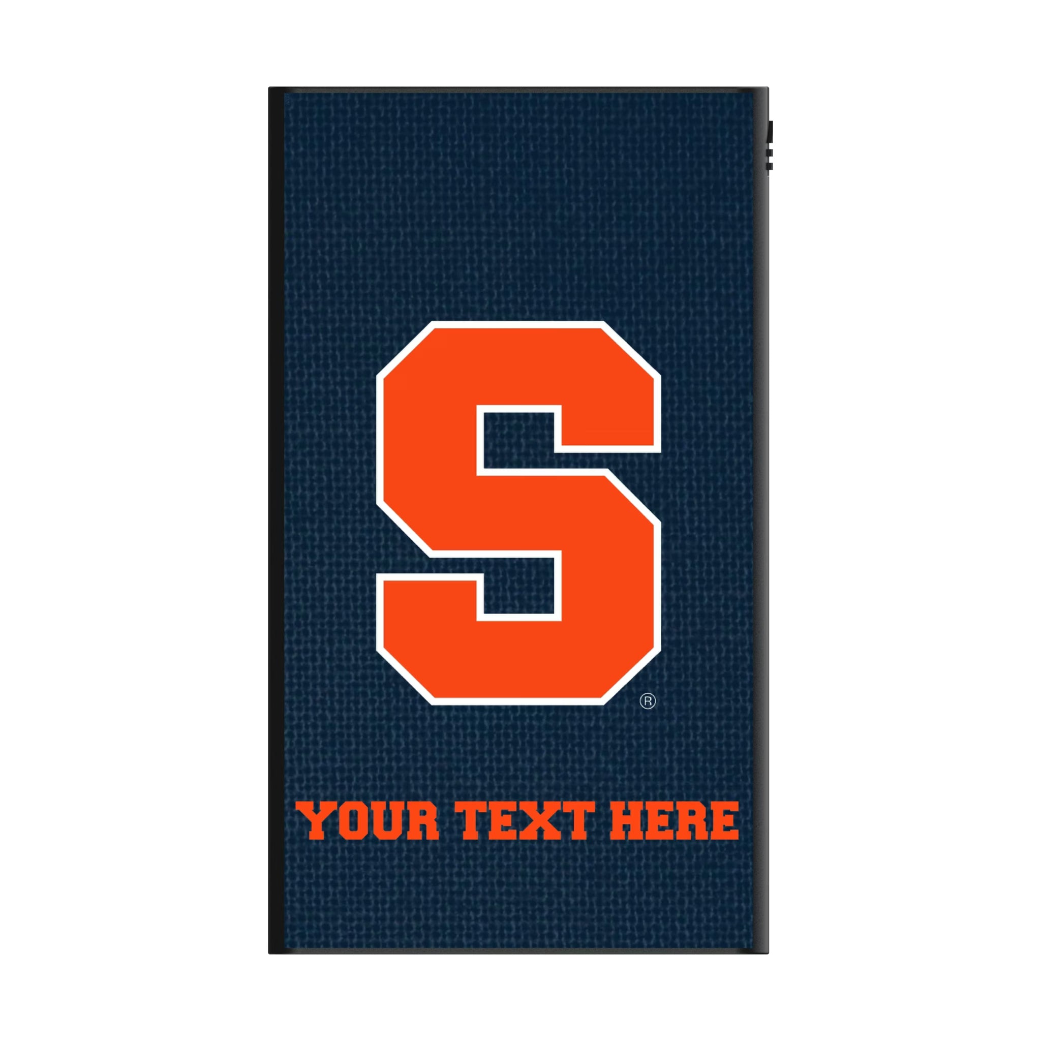 Syracuse University Orange Personalized Solid 5000mAh Flat Powerbank