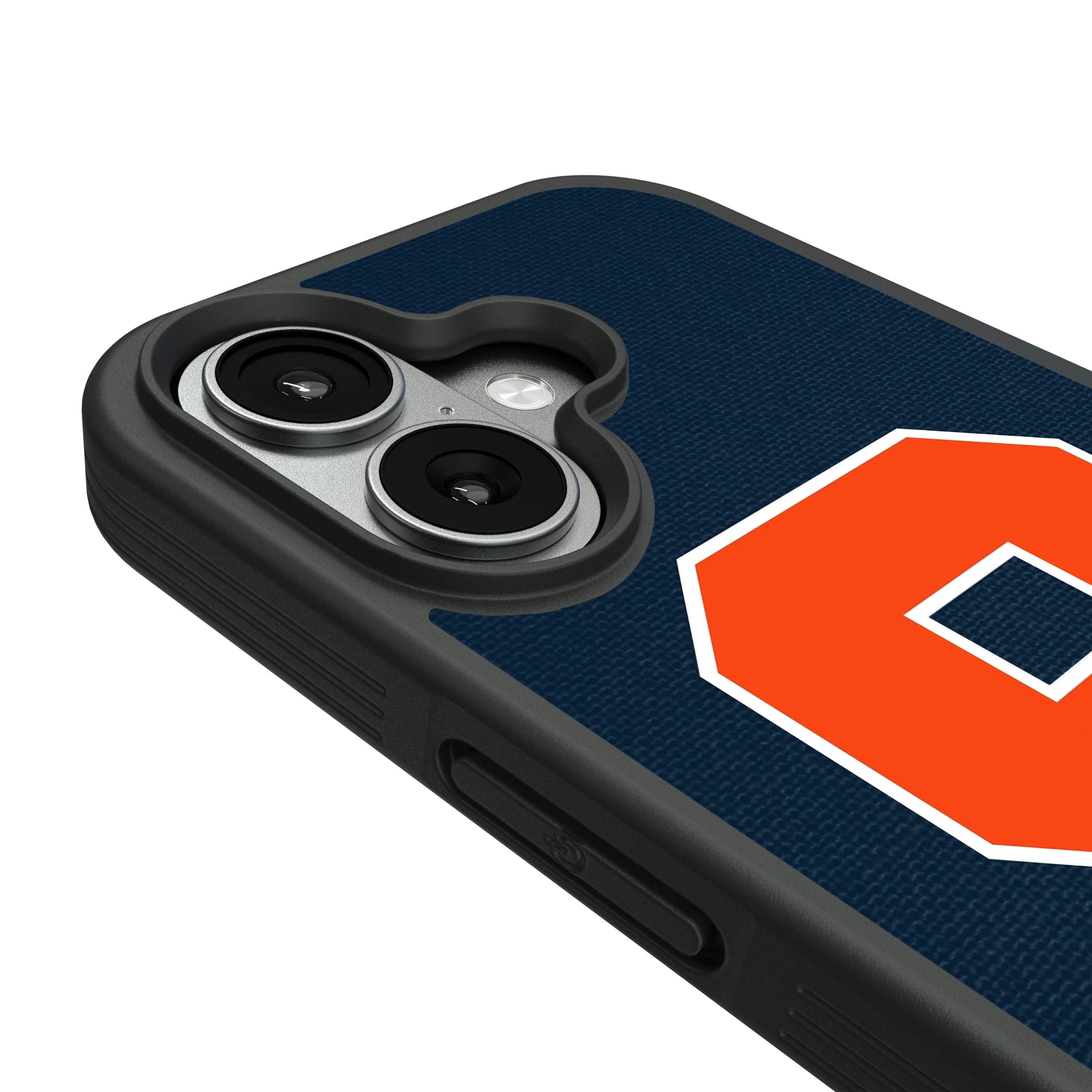 Syracuse University Orange Personalized Stripe iPhone Bump Phone Case for Apple iPhone - Detail#Device_iPhone 17