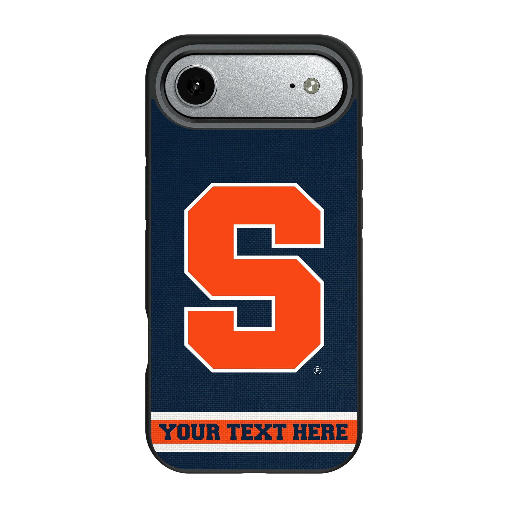 Syracuse University Orange Personalized Stripe iPhone Bump Phone Case for Apple iPhone#Device_iPhone Air