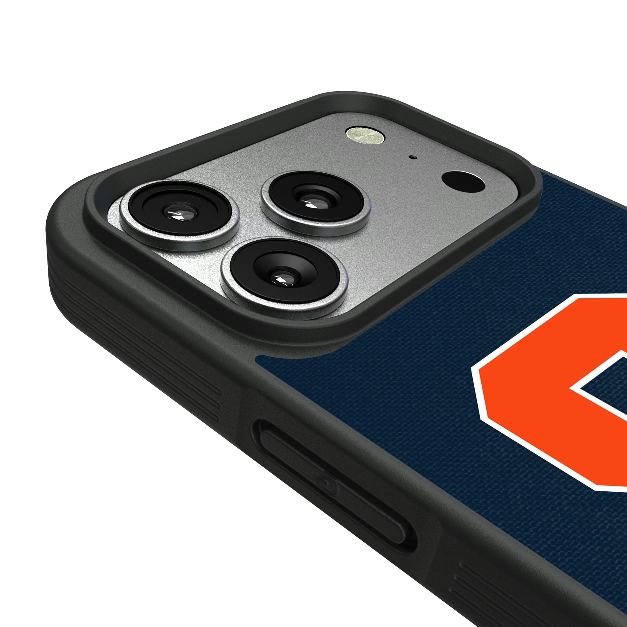 Syracuse University Orange Personalized Stripe iPhone Bump Phone Case for Apple iPhone - Detail#Device_iPhone 17 Pro