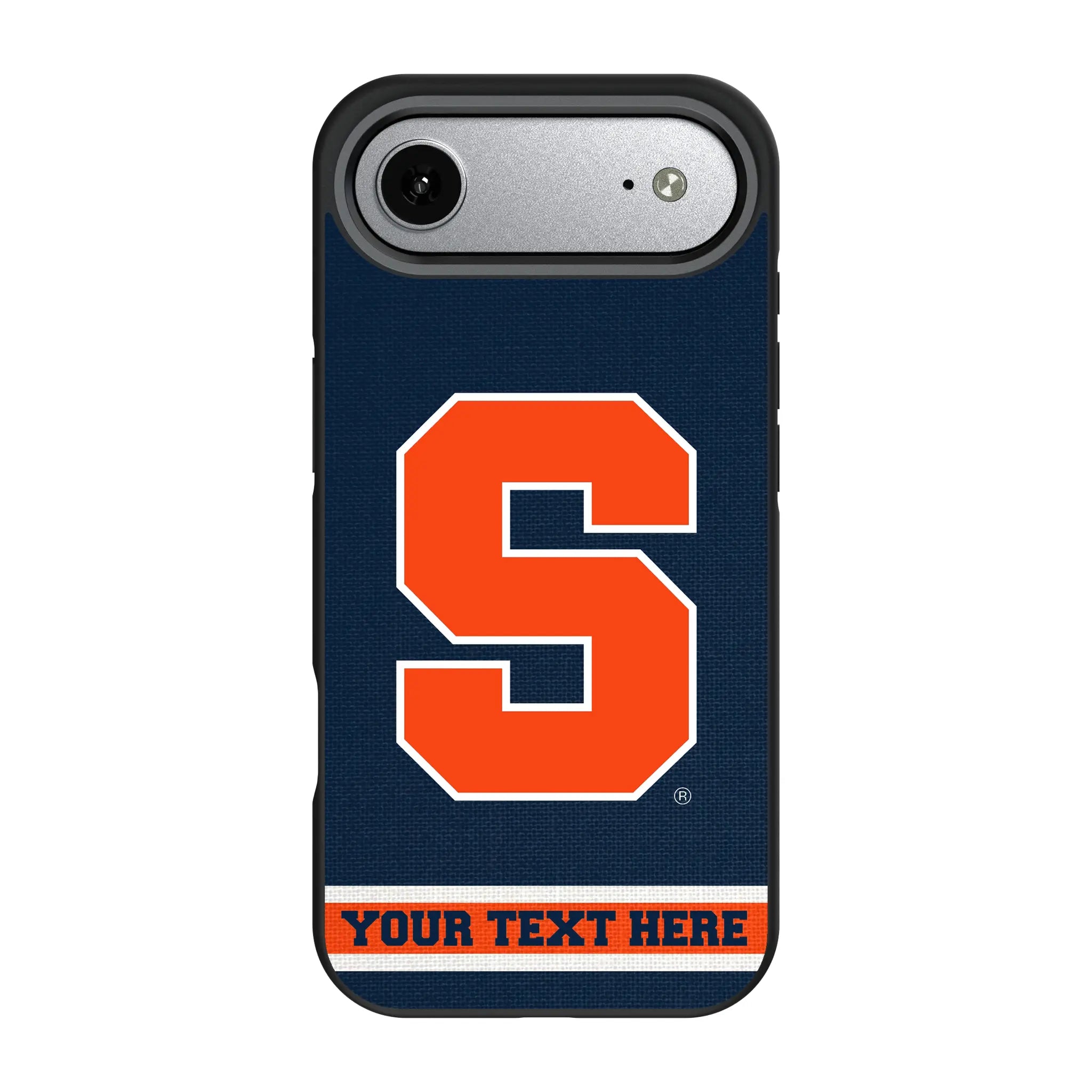 Syracuse University Orange Personalized Stripe iPhone Bump Phone Case for Apple iPhone#Device_iPhone Air