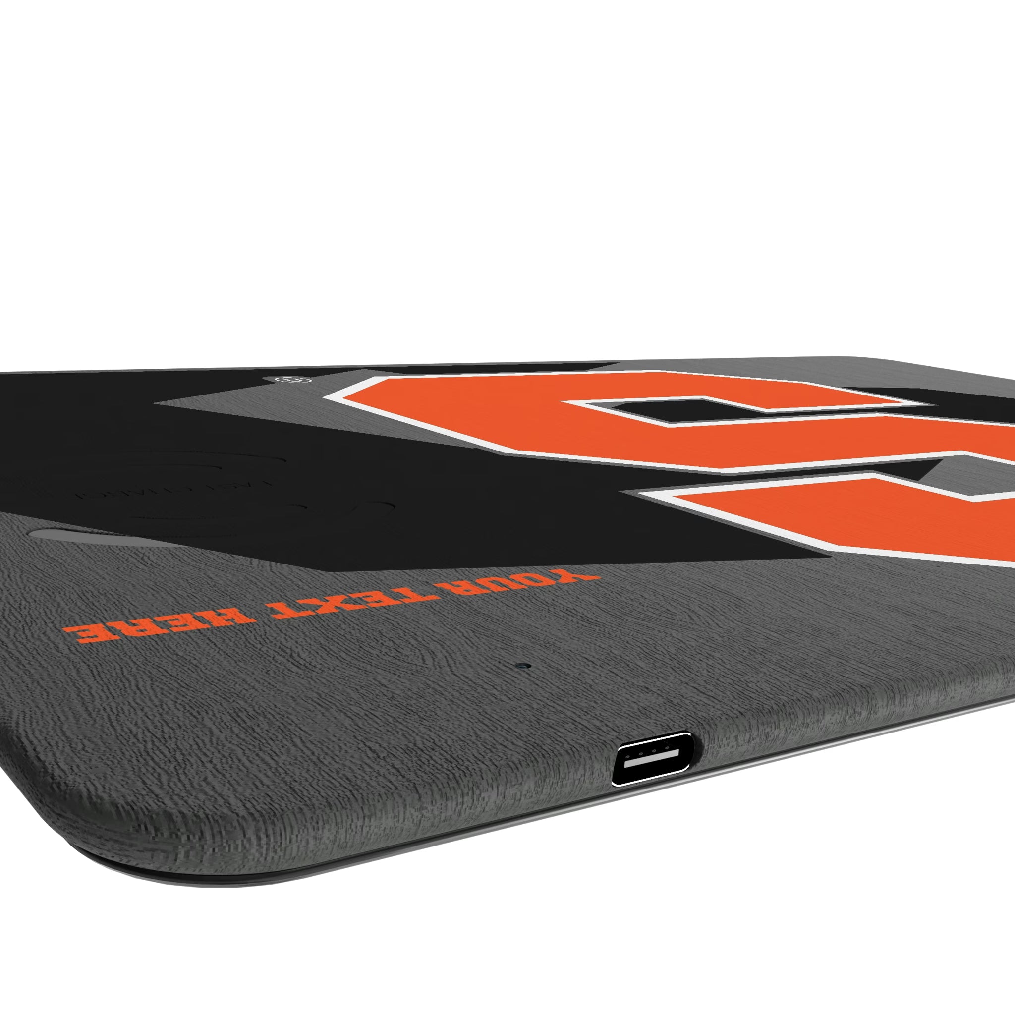 Syracuse University Orange Personalized Tilt 15-Watt Wireless Charger and Mouse Pad