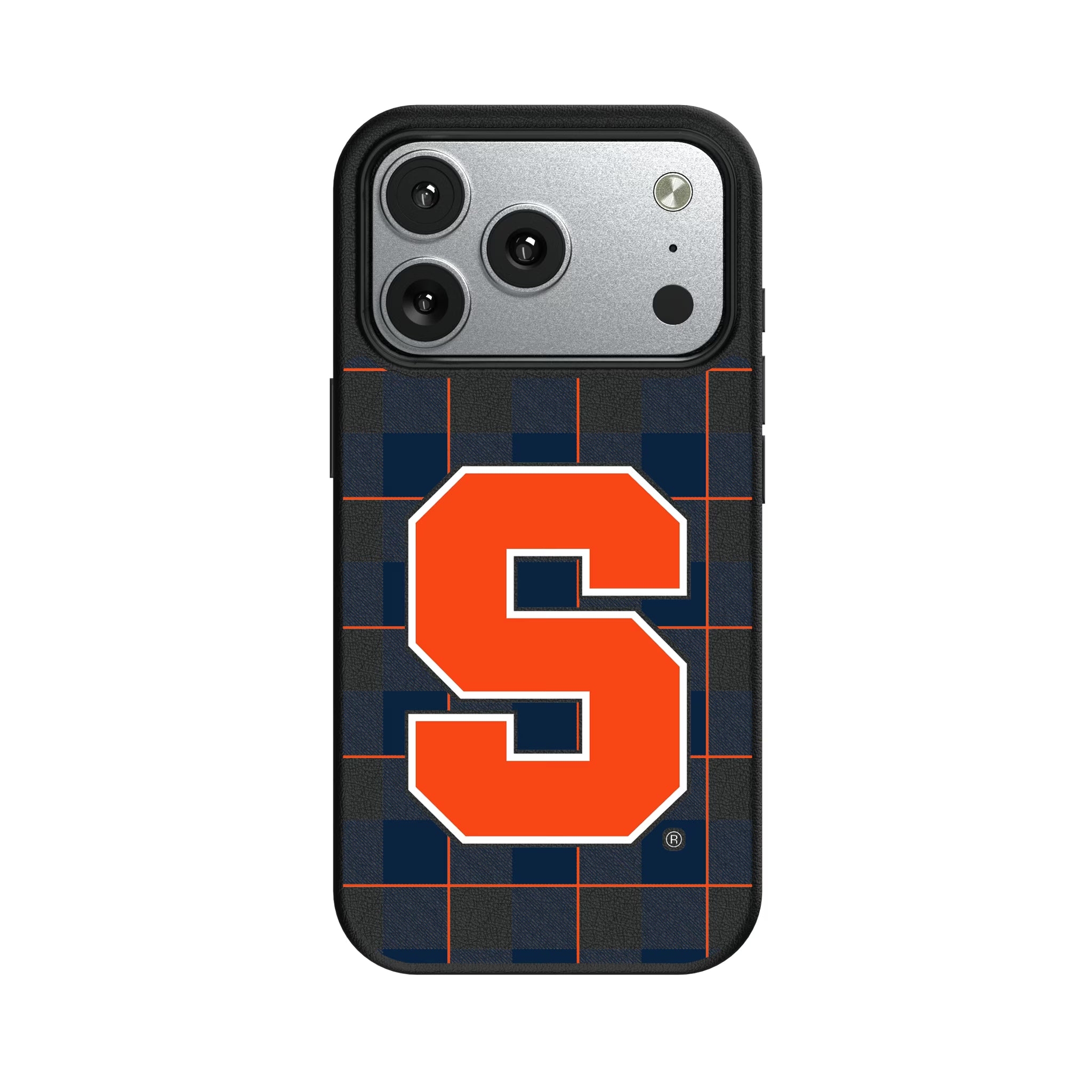 Syracuse University Orange Plaid iPhone MagSafe Compatible Phone Case for Apple iPhone#Device_iPhone 17 Pro