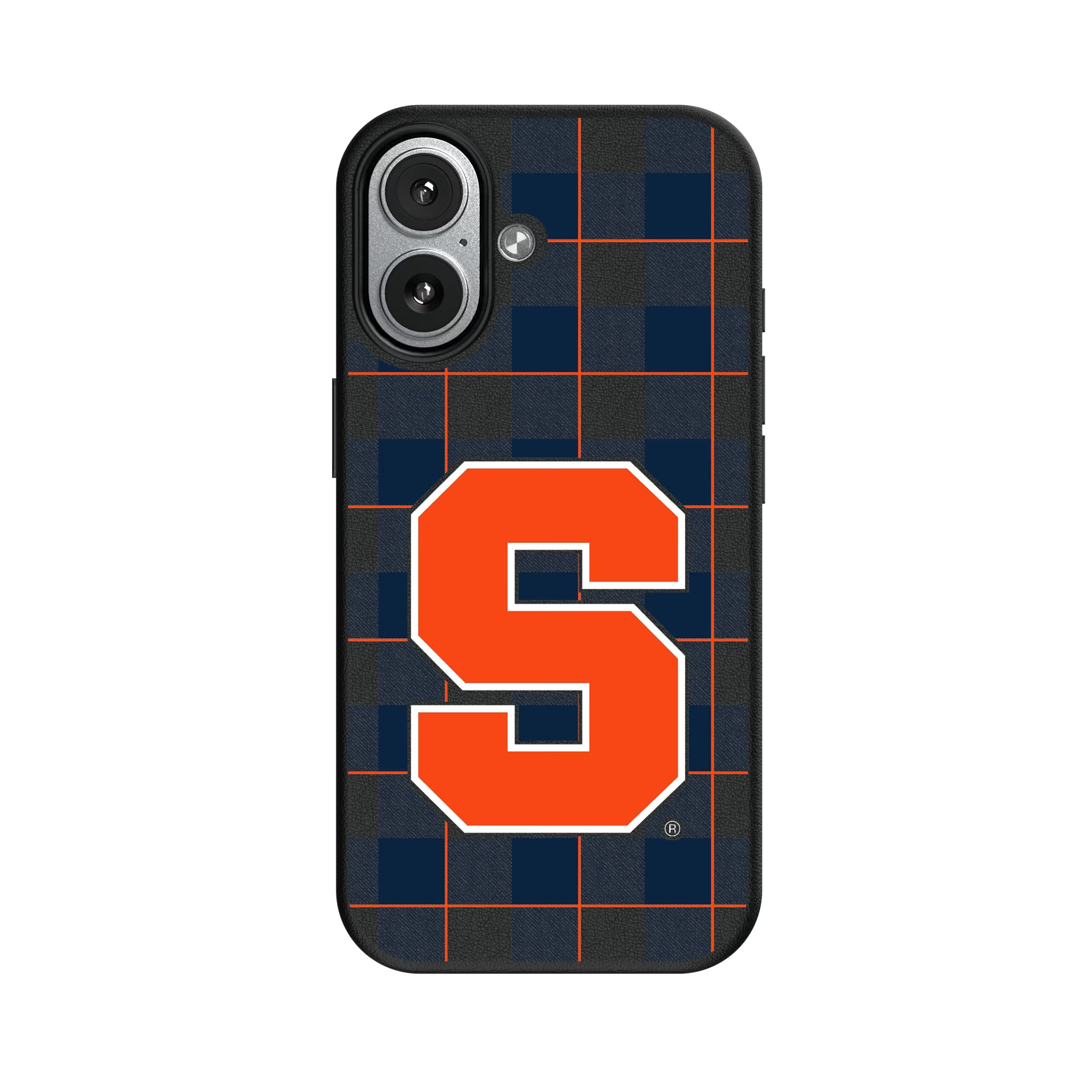 Syracuse University Orange Plaid iPhone MagSafe Compatible Phone Case for Apple iPhone#Device_iPhone 17